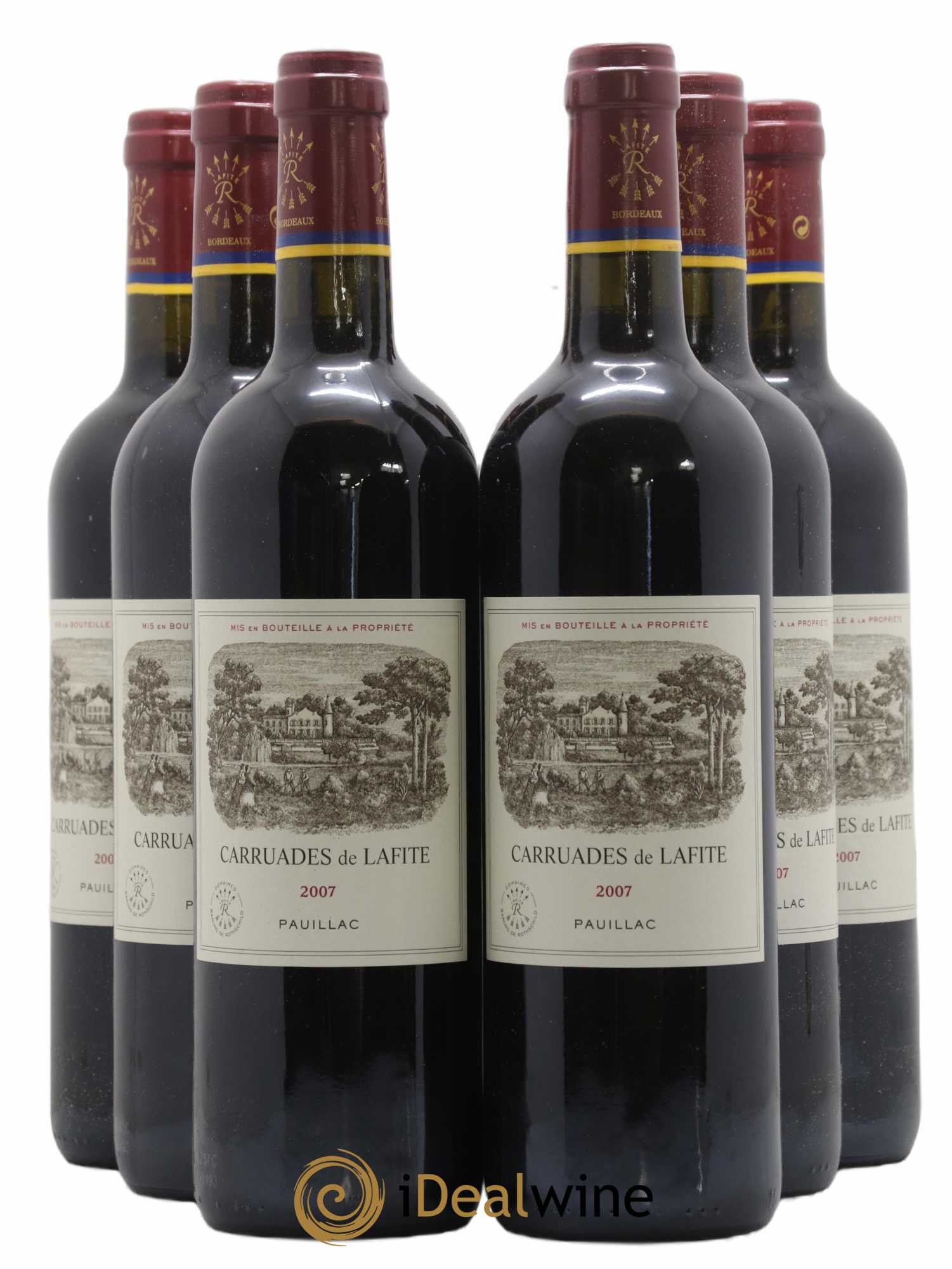 Carruades de Lafite Rothschild Second Vin 2007 - Lot of 6 bottles - 0