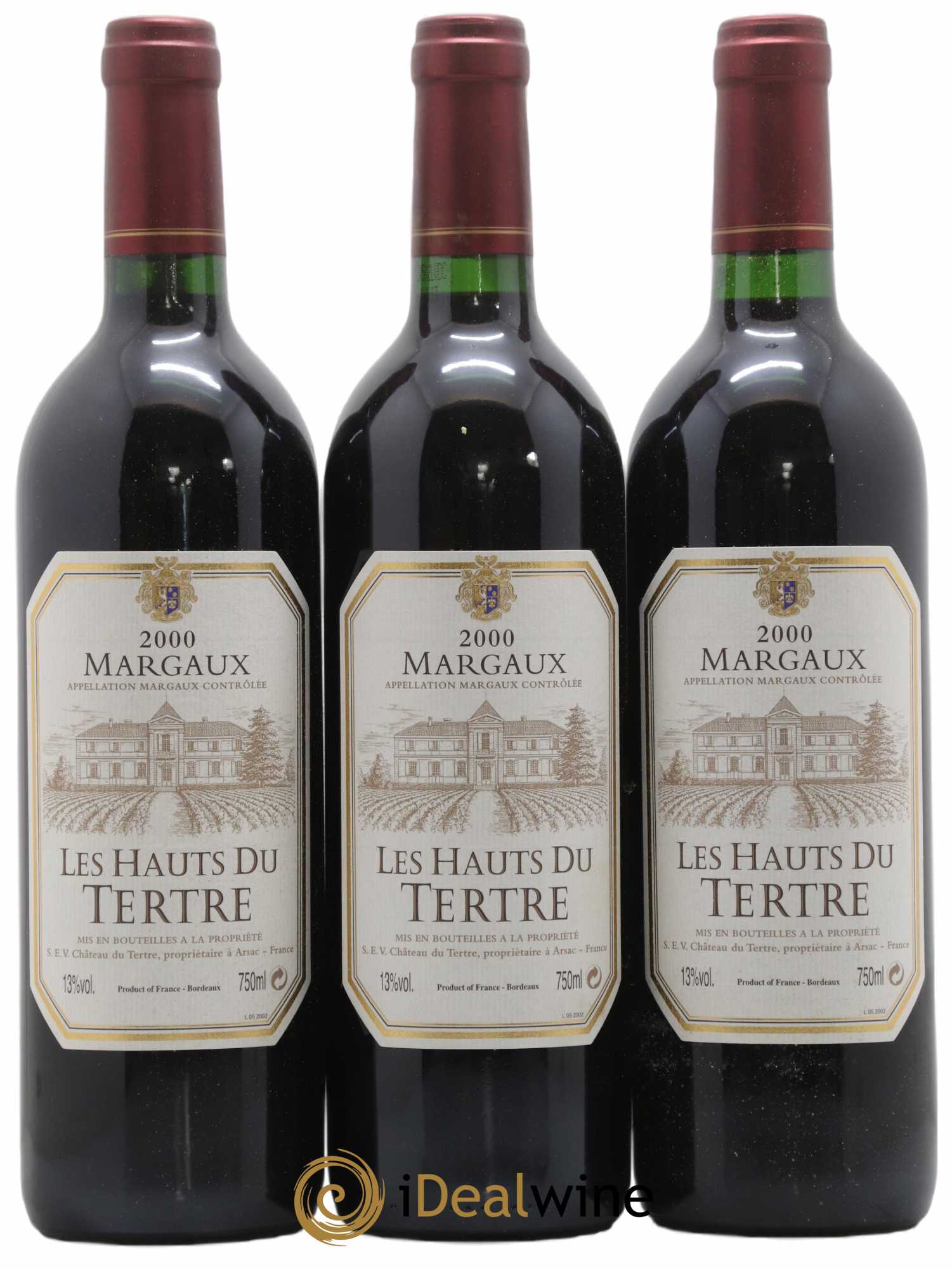 Les Hauts du Tertre 2000 - Lot of 12 bottles - 3