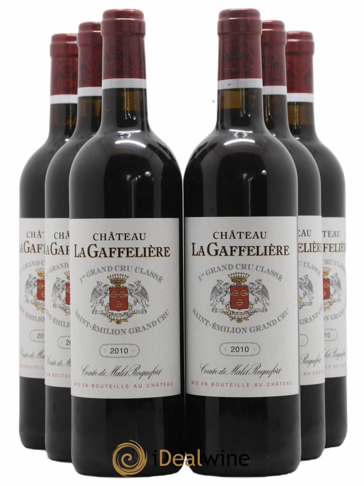 Château la Gaffelière 1er Grand Cru Classé B 2010 - Lot of 6 bottles - 0