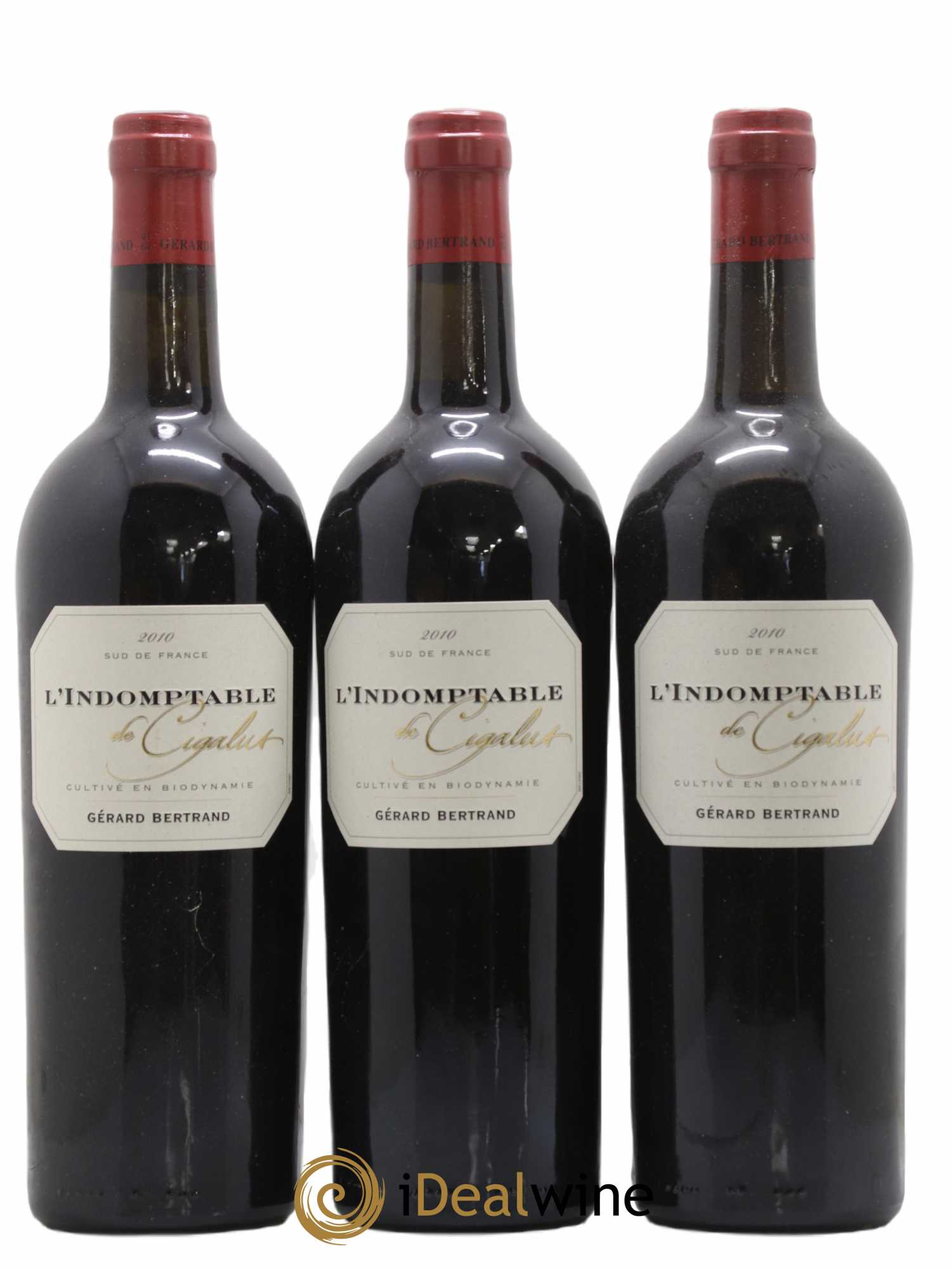 Sud-Ouest L'indomptable de Cigalus Gérard Bertrand 2010 - Lot de 6 bouteilles - 1