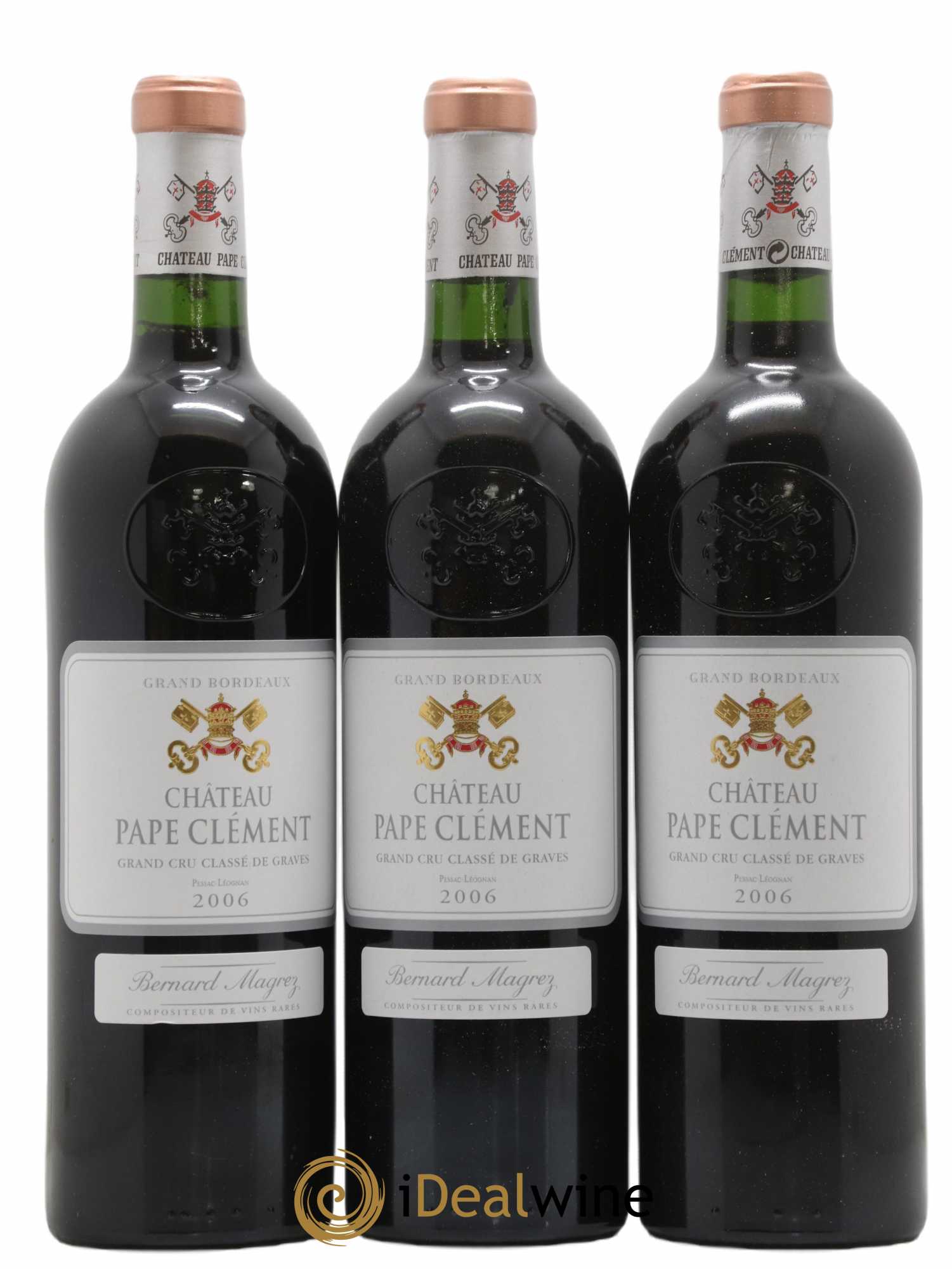 Château Pape Clément Cru Classé de Graves  2006 - Lot de 6 bouteilles - 1