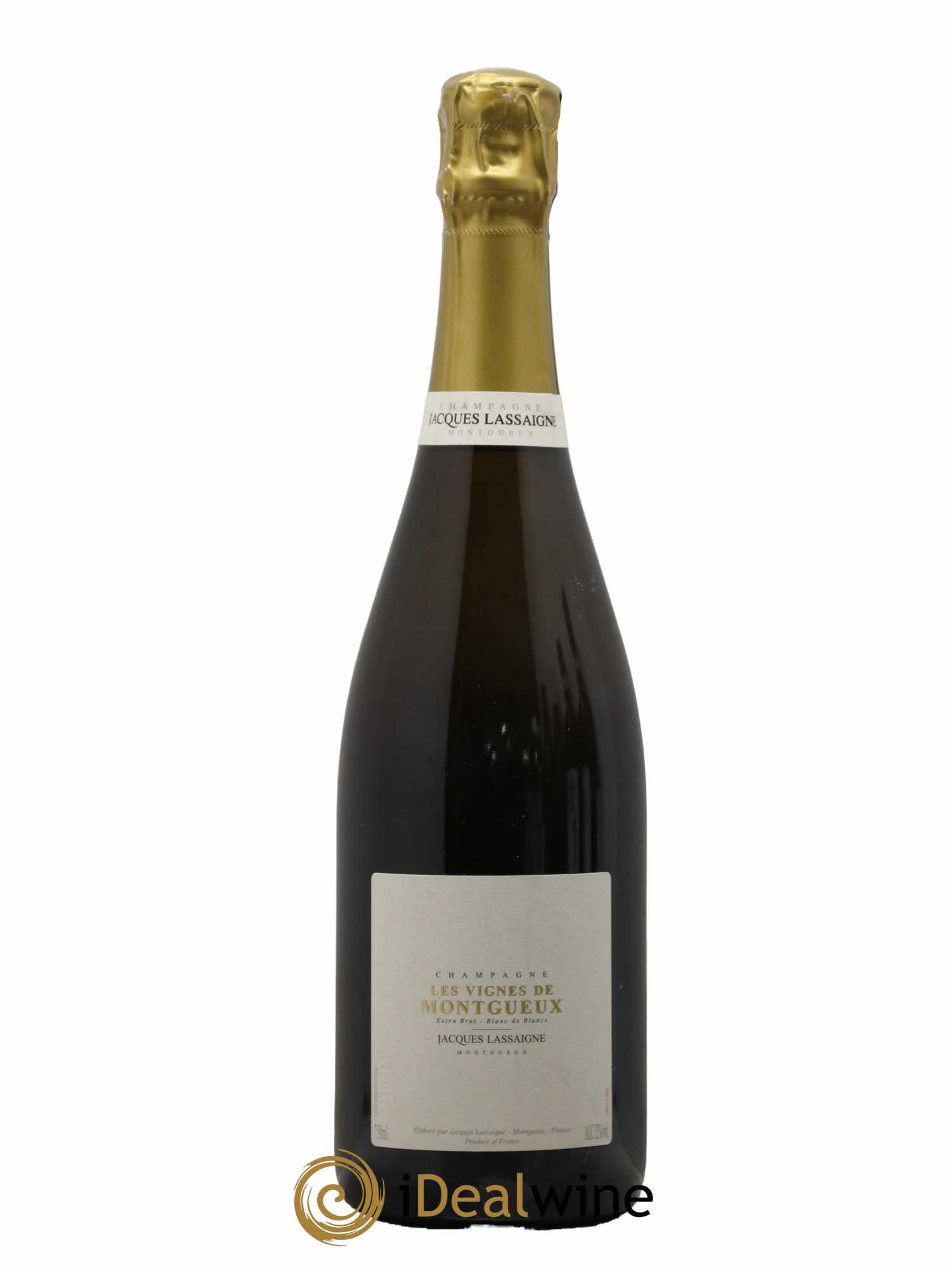 Les Vignes de Montgueux Blanc de Blancs Extra-Brut Jacques Lassaigne - Lot de 1 bouteille - 0