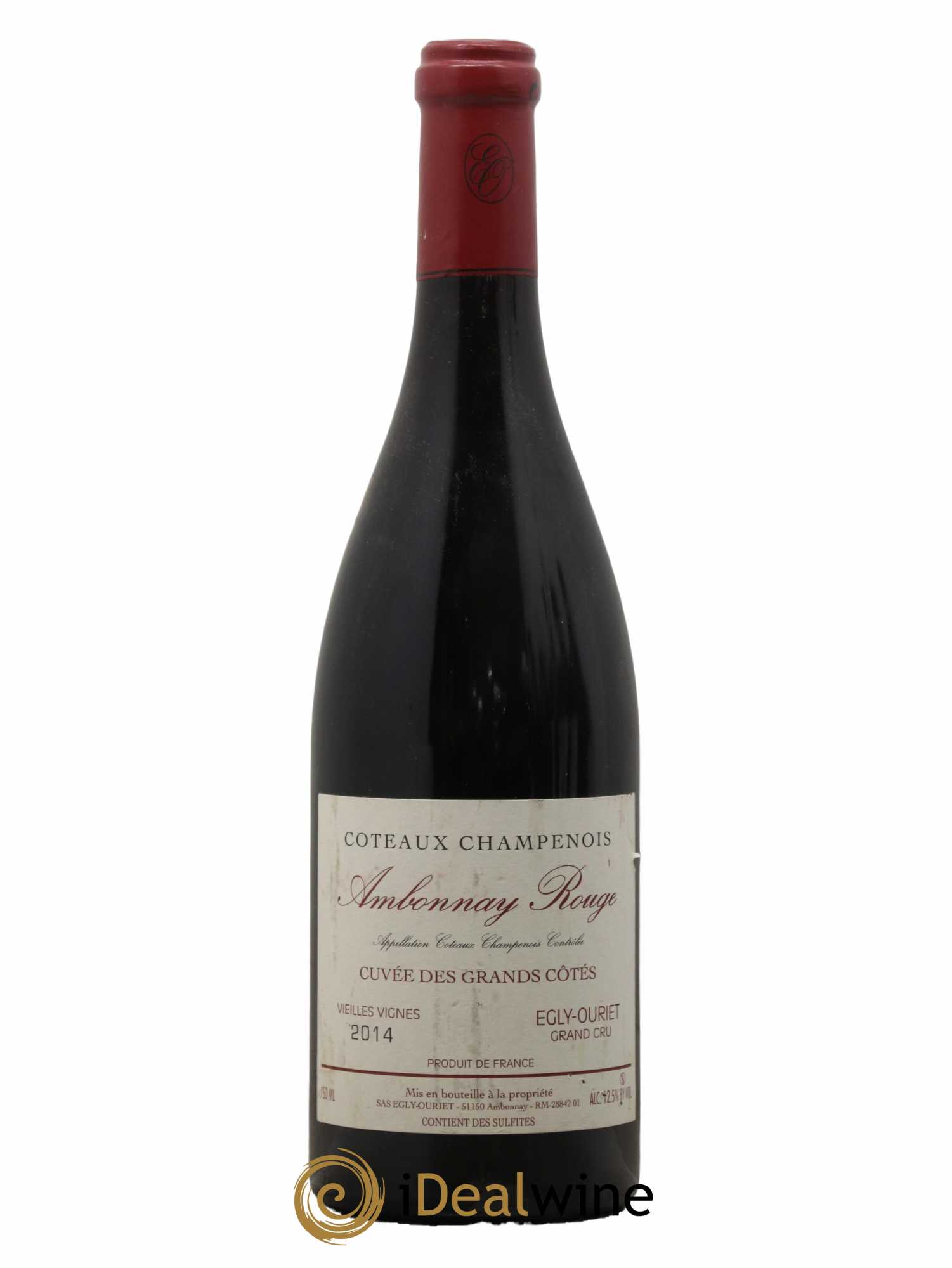 Ambonnay Cuvée des Grands Côtés VV Grand Cru Egly-Ouriet 2014 - Lot de 1 bouteille - 0