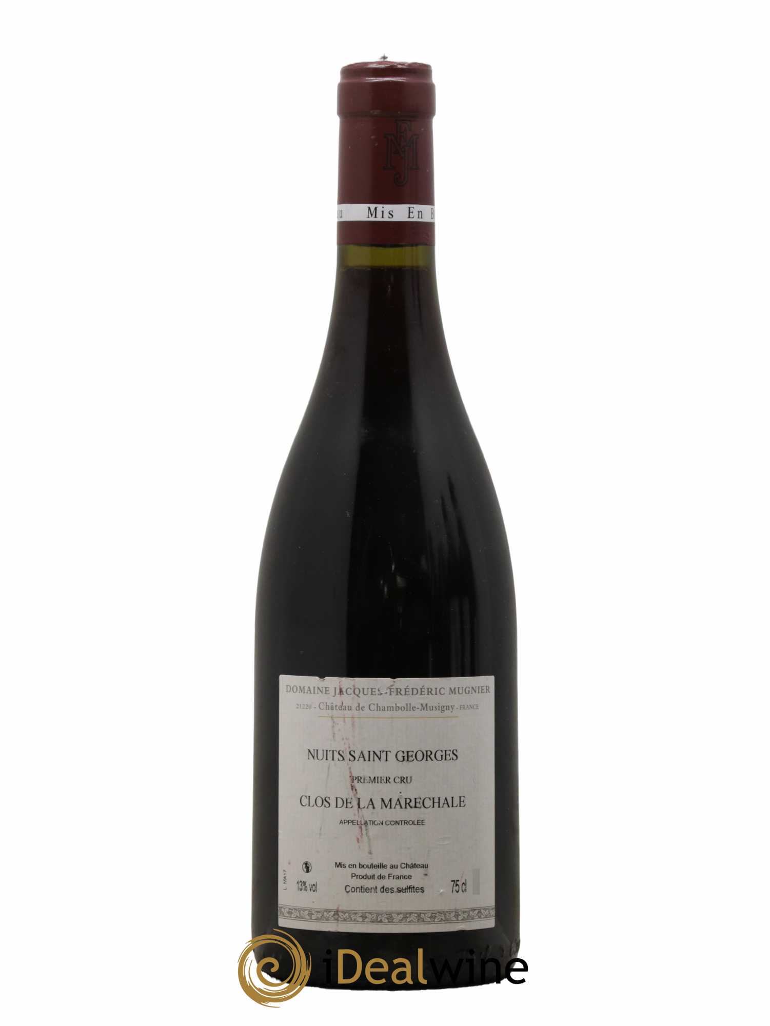 Nuits-Saint-Georges 1er Cru Clos de La Maréchale Jacques-Frédéric Mugnier 2017 - Lot de 1 bouteille - 1