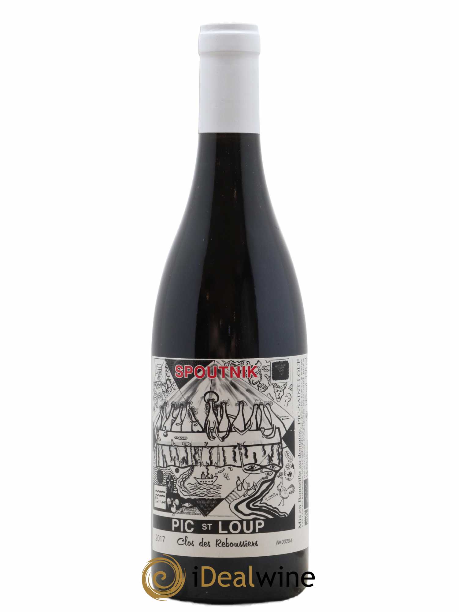 Pic Saint-Loup Clos des Reboussiers Spoutnik (sans prix de réserve) 2017 - Lot de 1 bouteille - 0