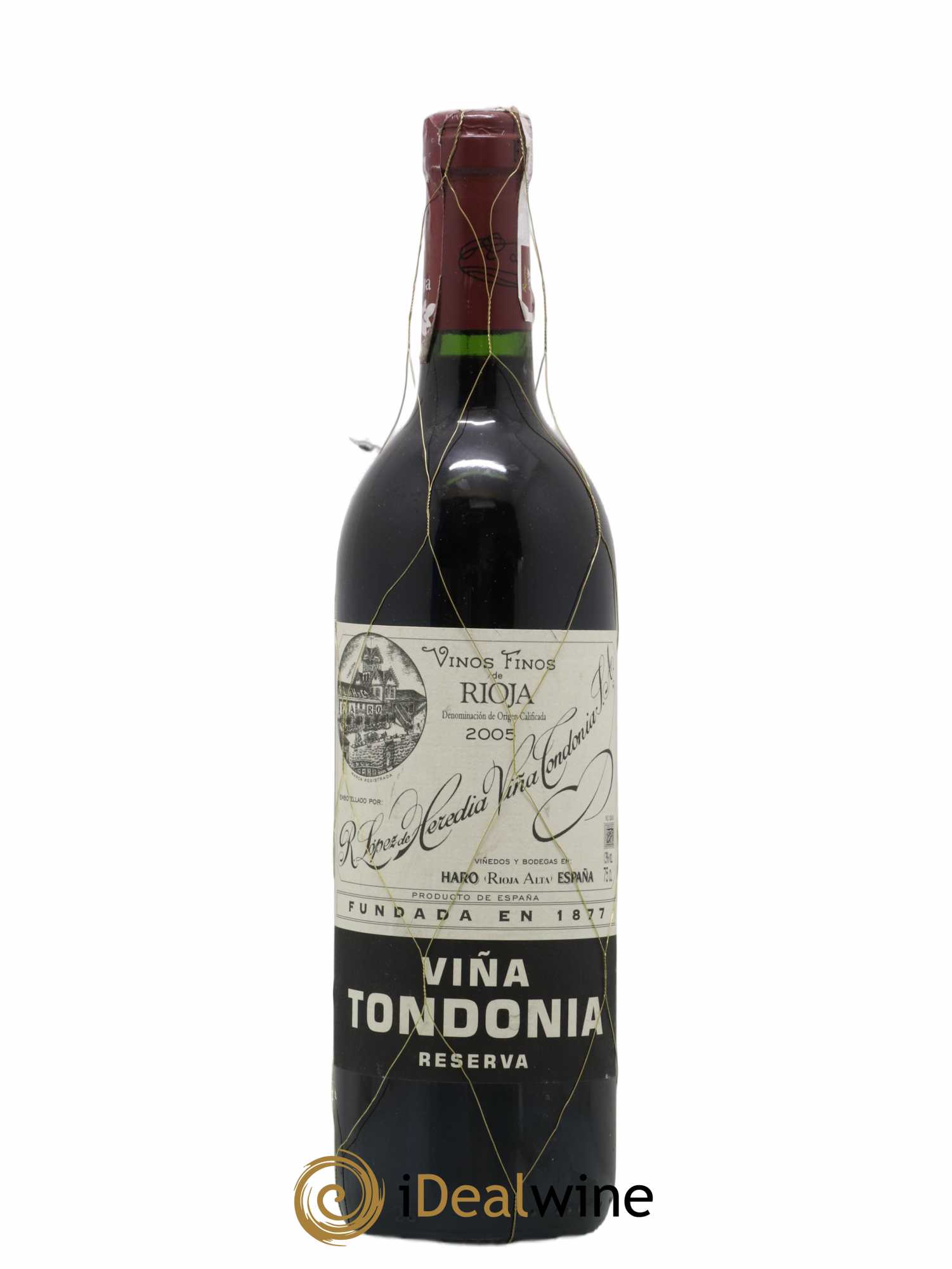 Rioja DOCA Reserva Vina Tondonia R. Lopez de Heredia 2005 - Lot de 1 bouteille - 0