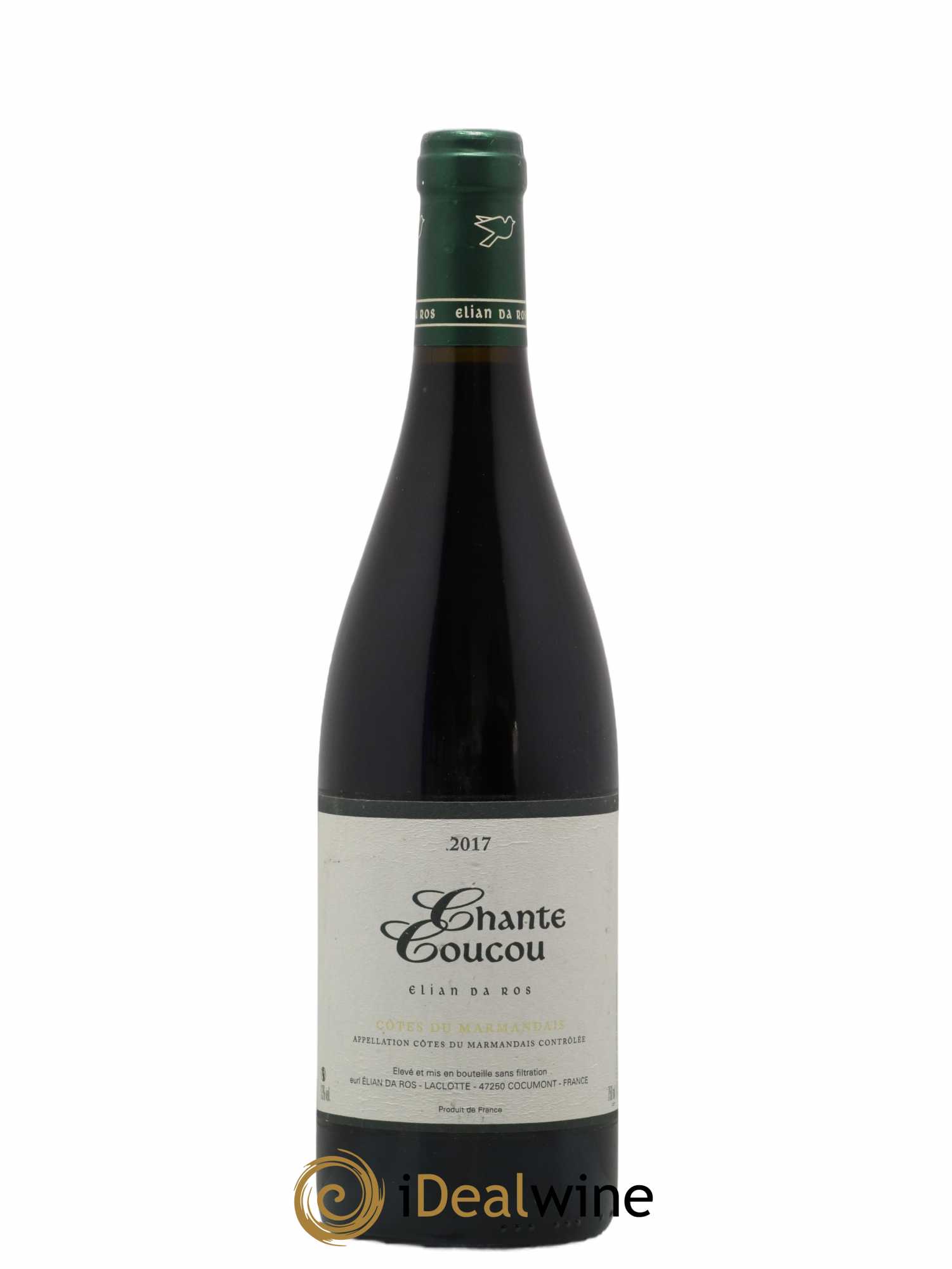 Côtes du Marmandais Chante Coucou Elian Da Ros (Domaine) 2017 - Lot de 1 bouteille - 0