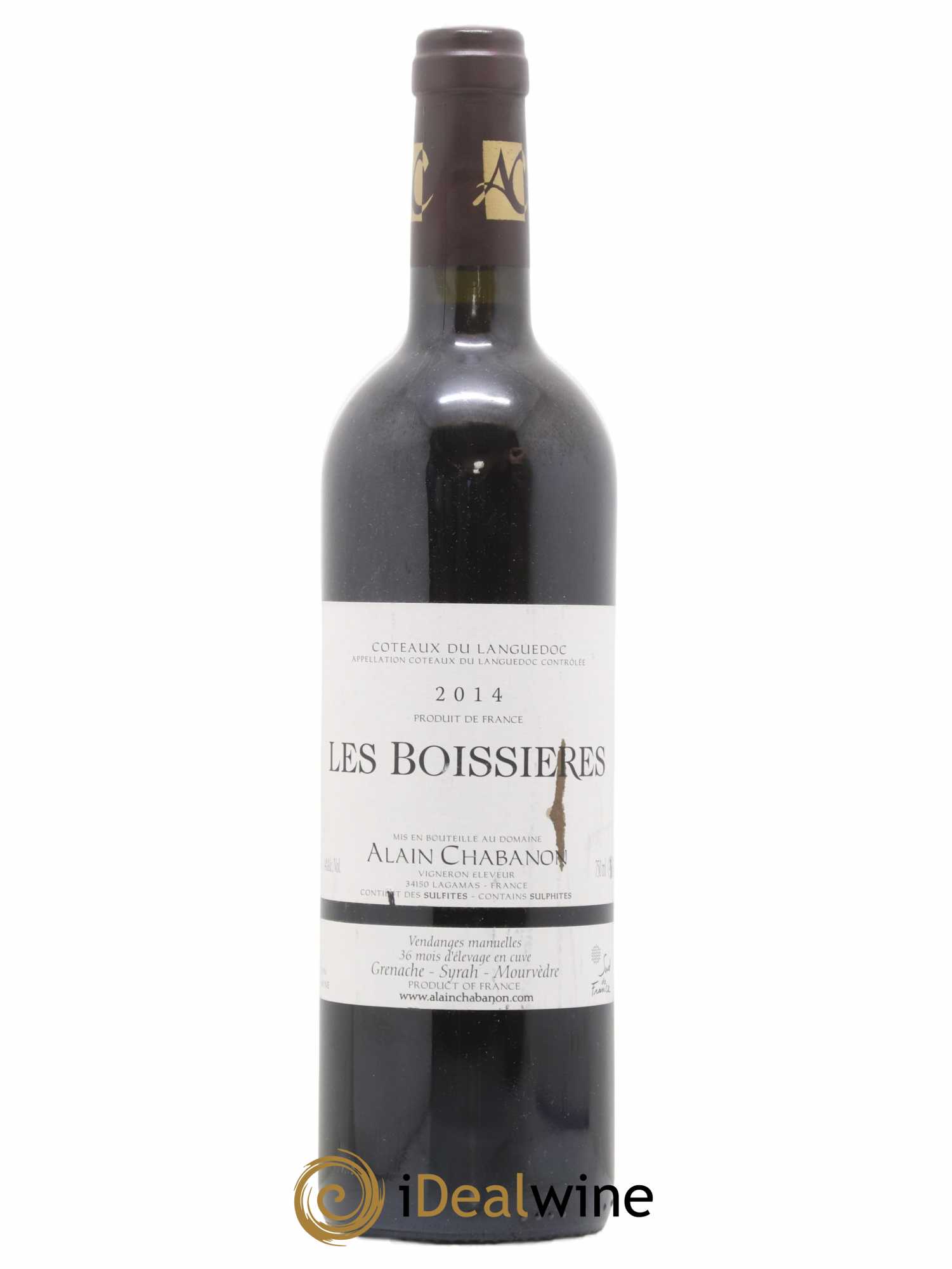 Coteaux du Languedoc Les Boissières Alain Chabanon (Domaine) (sans prix de réserve) (sans prix de réserve) 2014 - Lot de 1 bouteille - 0