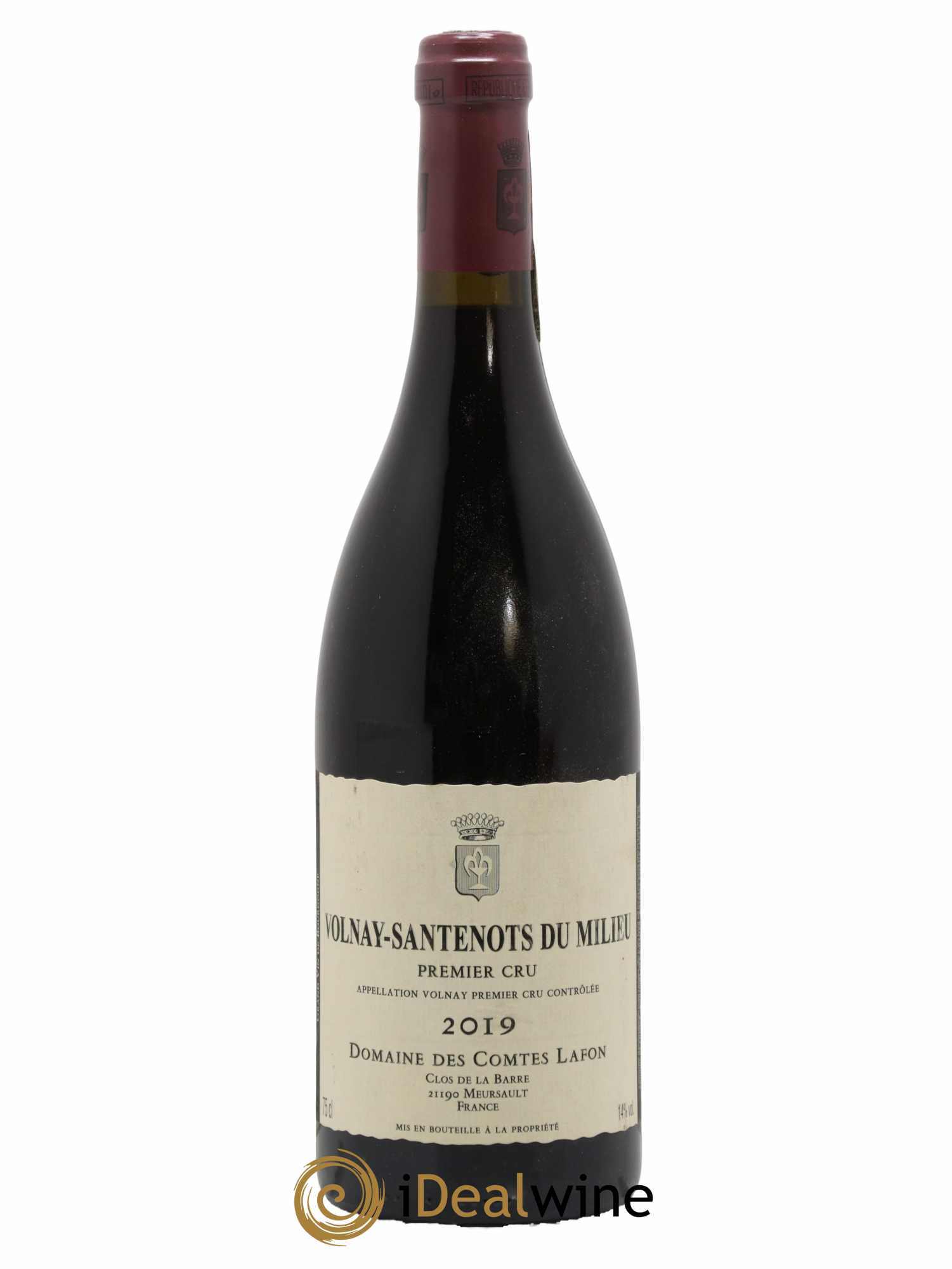 Volnay 1er Cru Santenots du Milieu Comtes Lafon (Domaine des) 2019 - Lot de 1 bouteille - 0