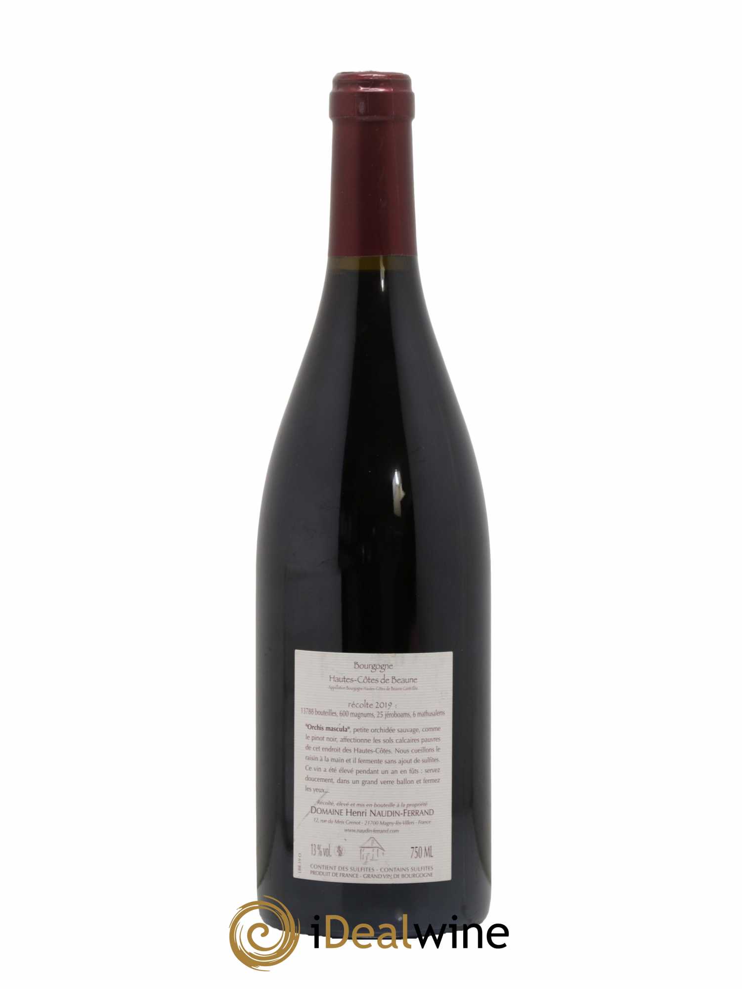 Hautes-Côtes de Beaune Orchis Mascula Naudin-Ferrand (Domaine) 2019 - Lot de 1 bouteille - 1