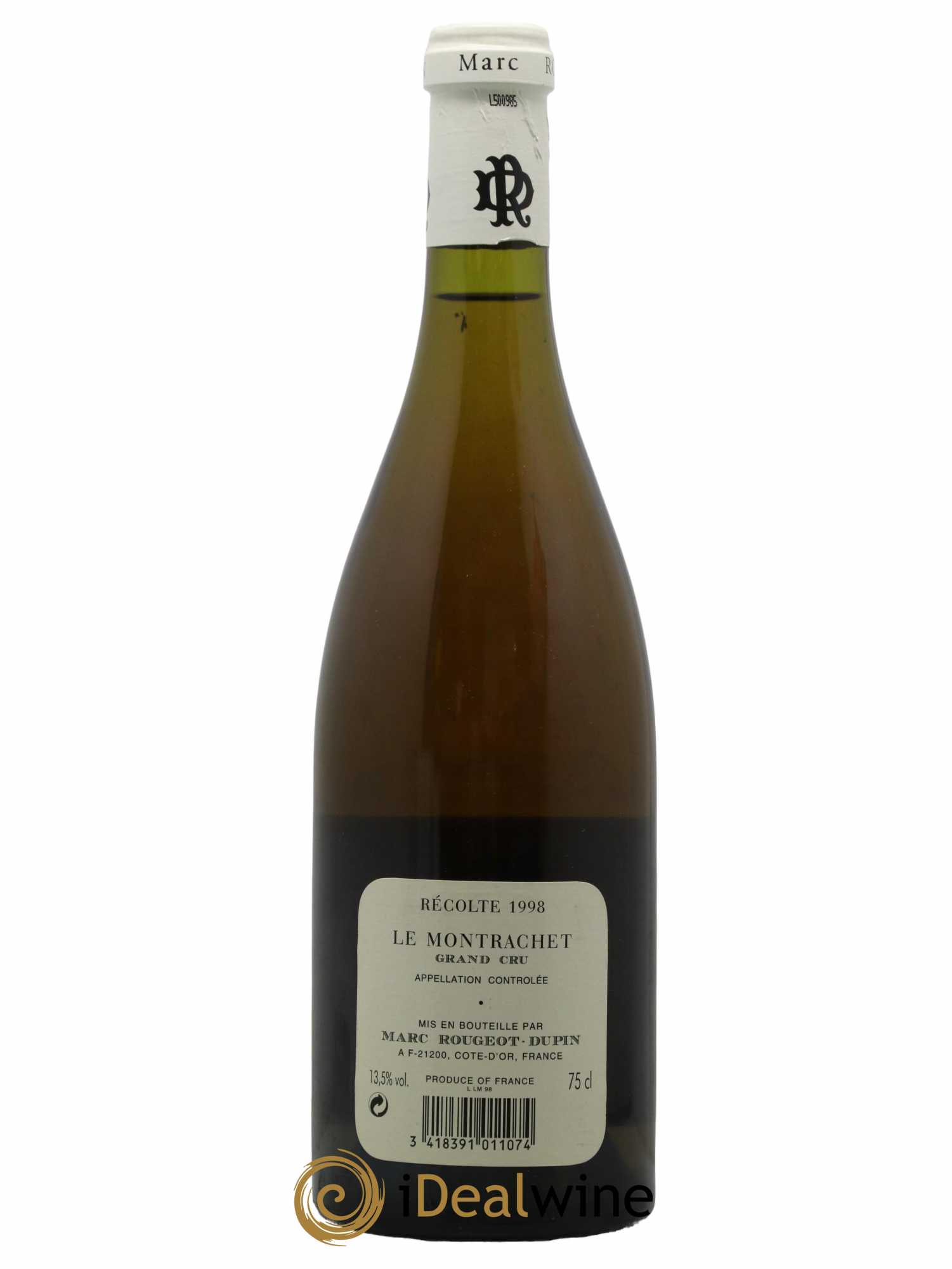 Montrachet Grand Cru Marc Rougeot-Dupin 1998 - Lot de 1 bouteille - 1
