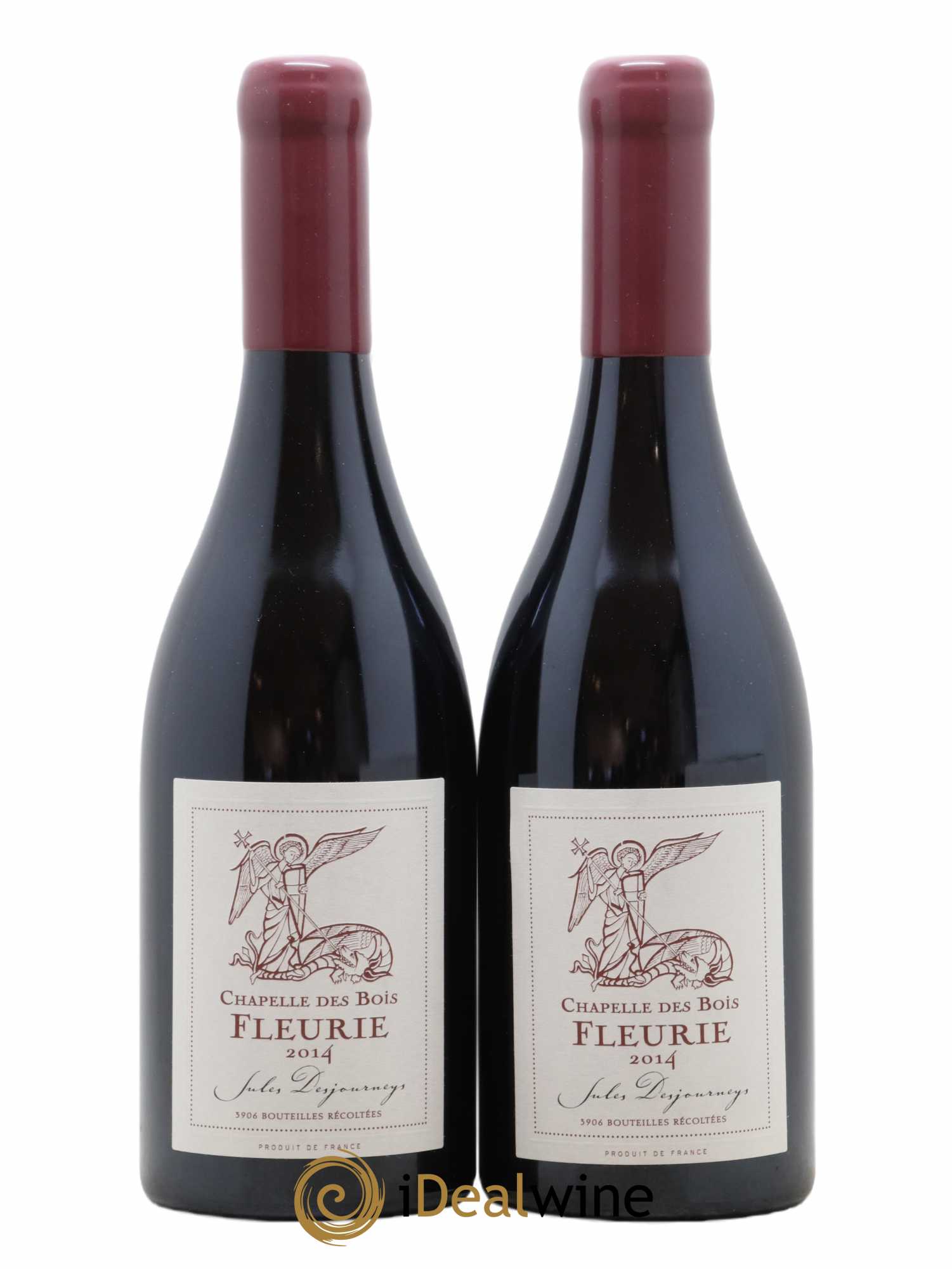 Fleurie Chapelle des Bois Jules Desjourneys 2014 - Lot de 2 bouteilles - 0