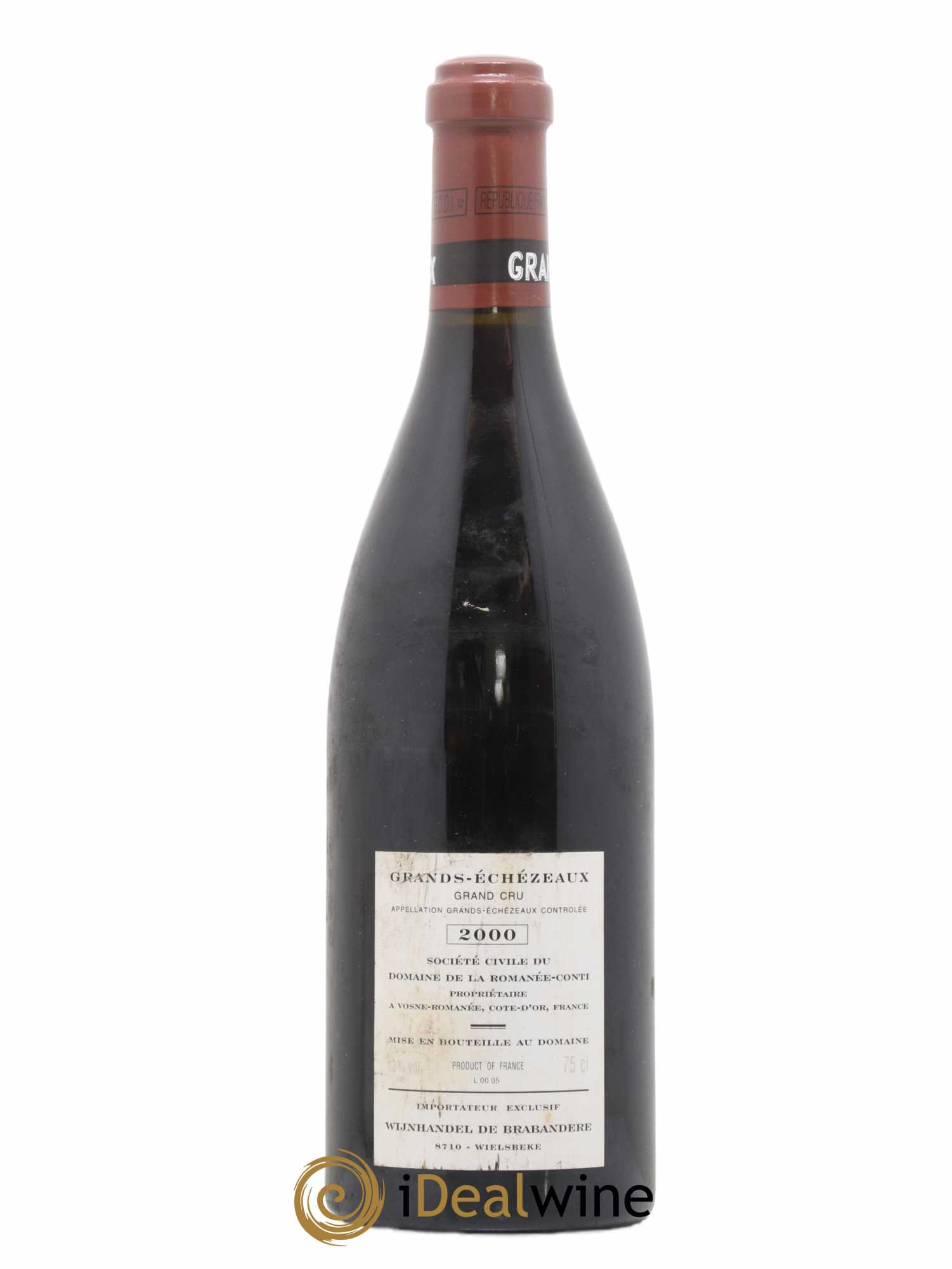 Grands-Echezeaux Grand Cru Domaine de la Romanée-Conti 2000 - Lot de 1 bouteille - 1