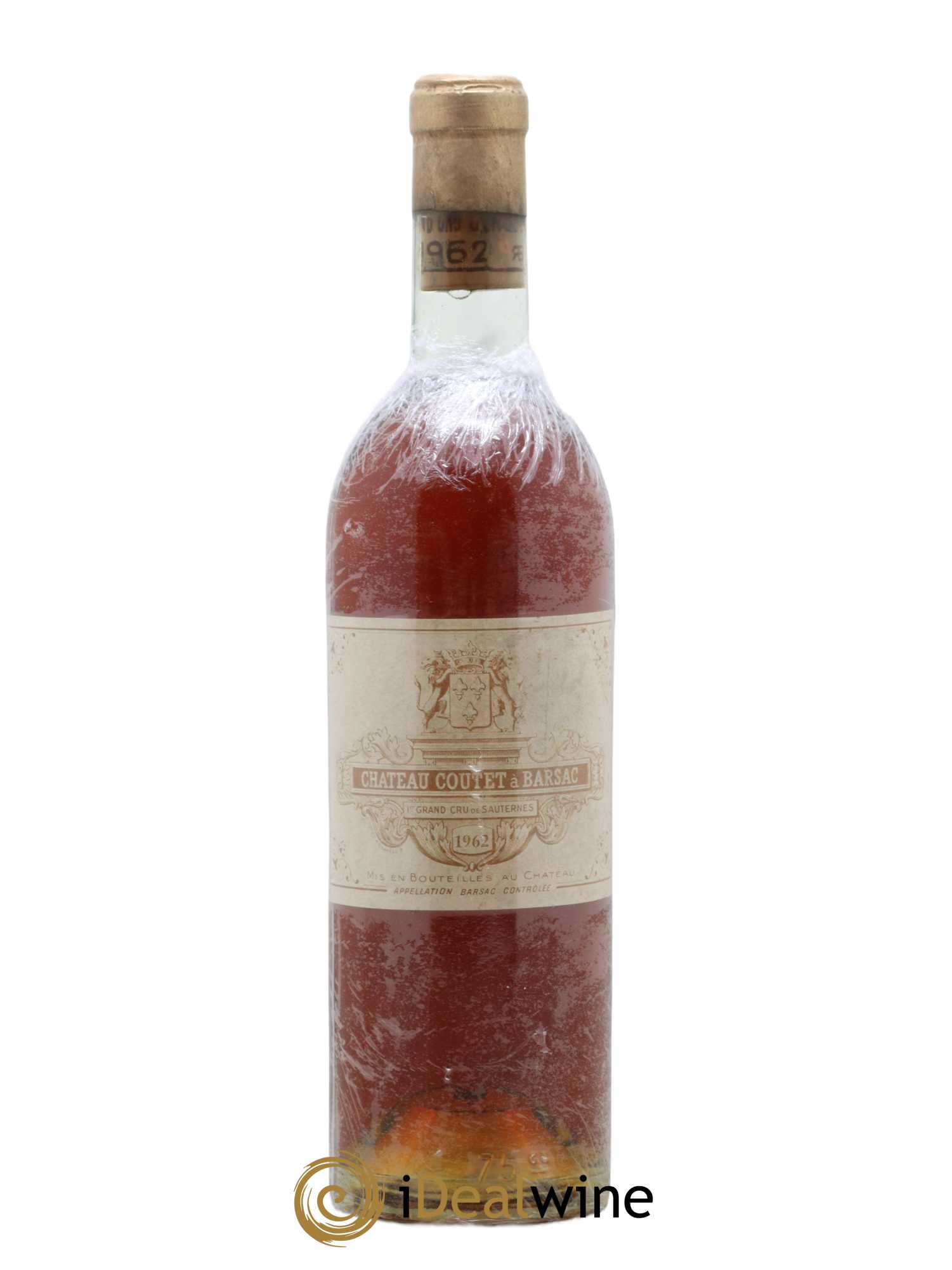 Château Coutet 1er Grand Cru Classé 1962 - Lotto di 1 bottiglia - 0