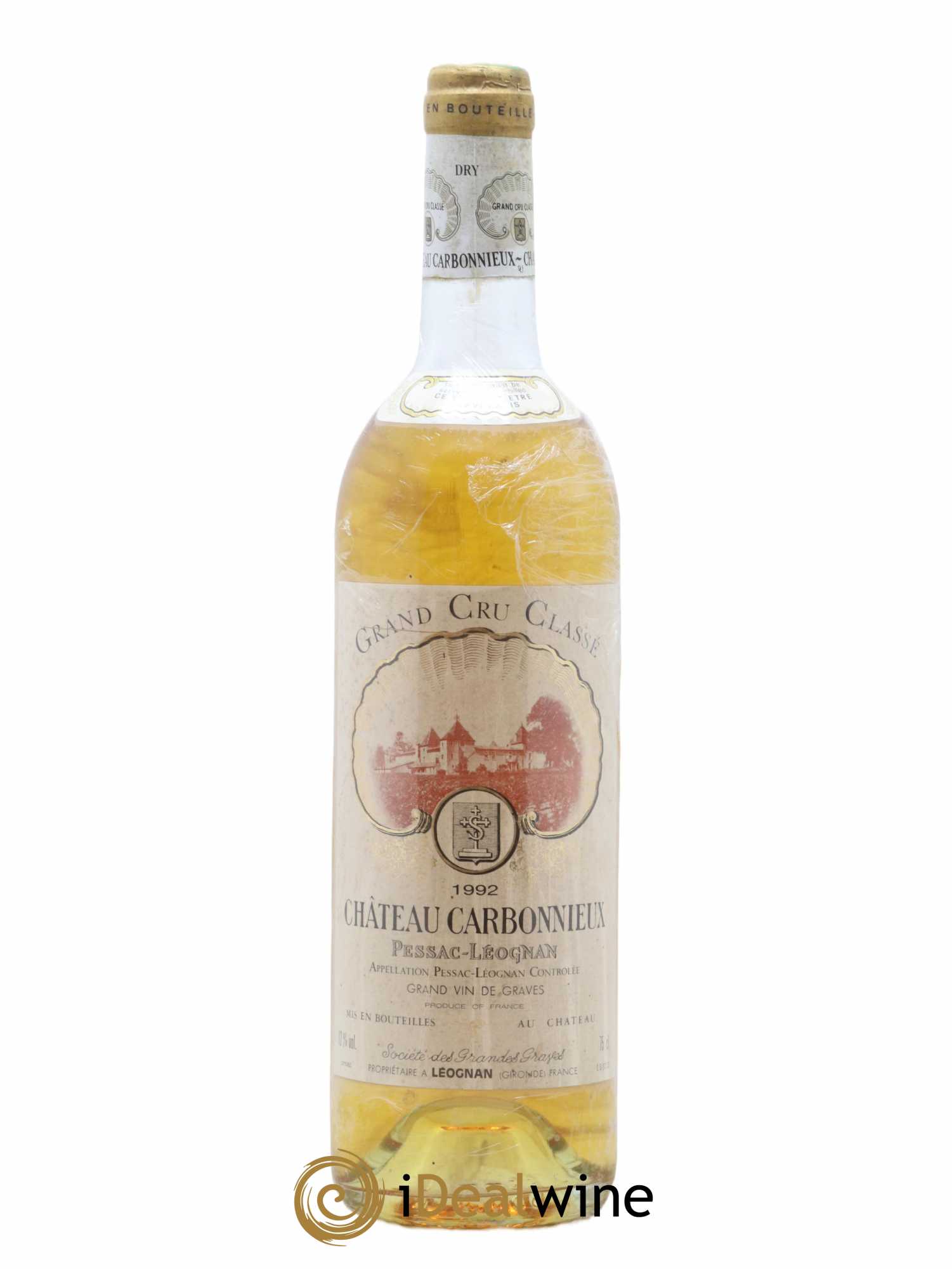 Château Carbonnieux Cru Classé de Graves 1992 - Lot de 1 bouteille - 0