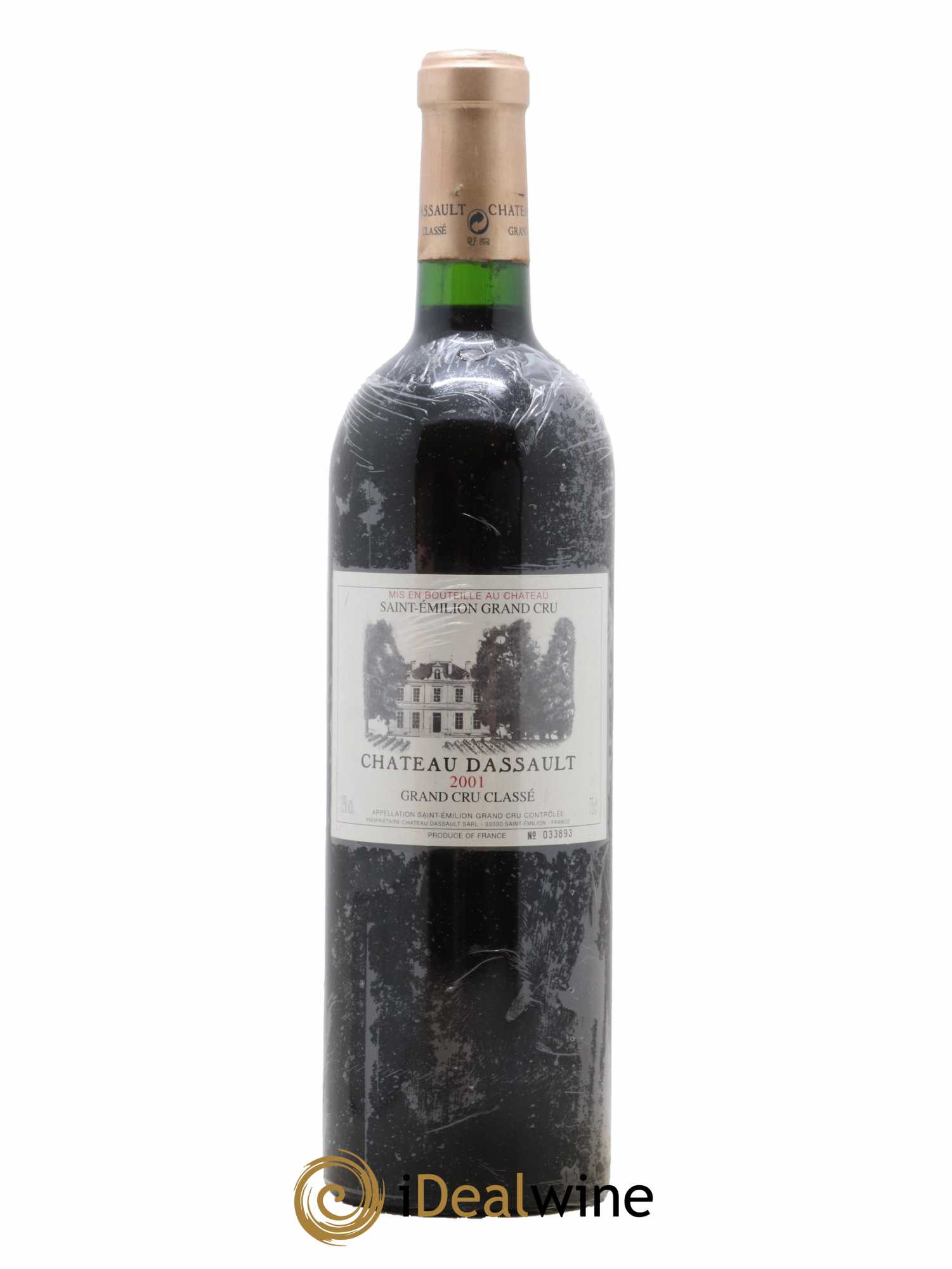 Château Dassault Grand Cru Classé 2001 - Lot de 1 bouteille - 0
