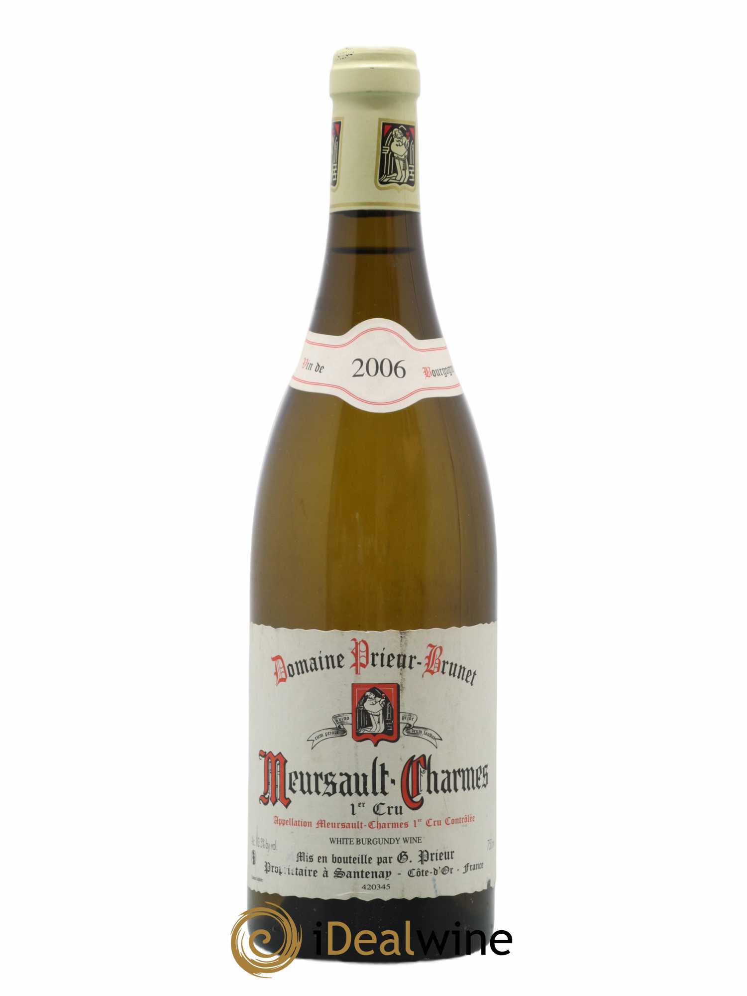 Meursault 1er Cru Charmes Domaine Prieur Brunet 2006 - Posten von 1 Flasche - 0