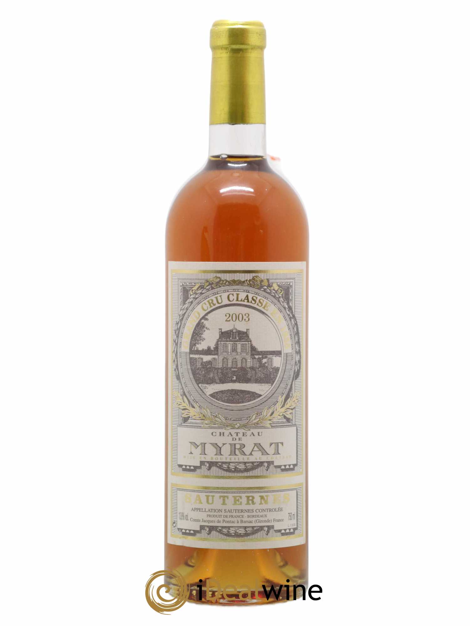 Château de Myrat 2ème Grand Cru Classé 2003 - Lotto di 1 bottiglia - 0