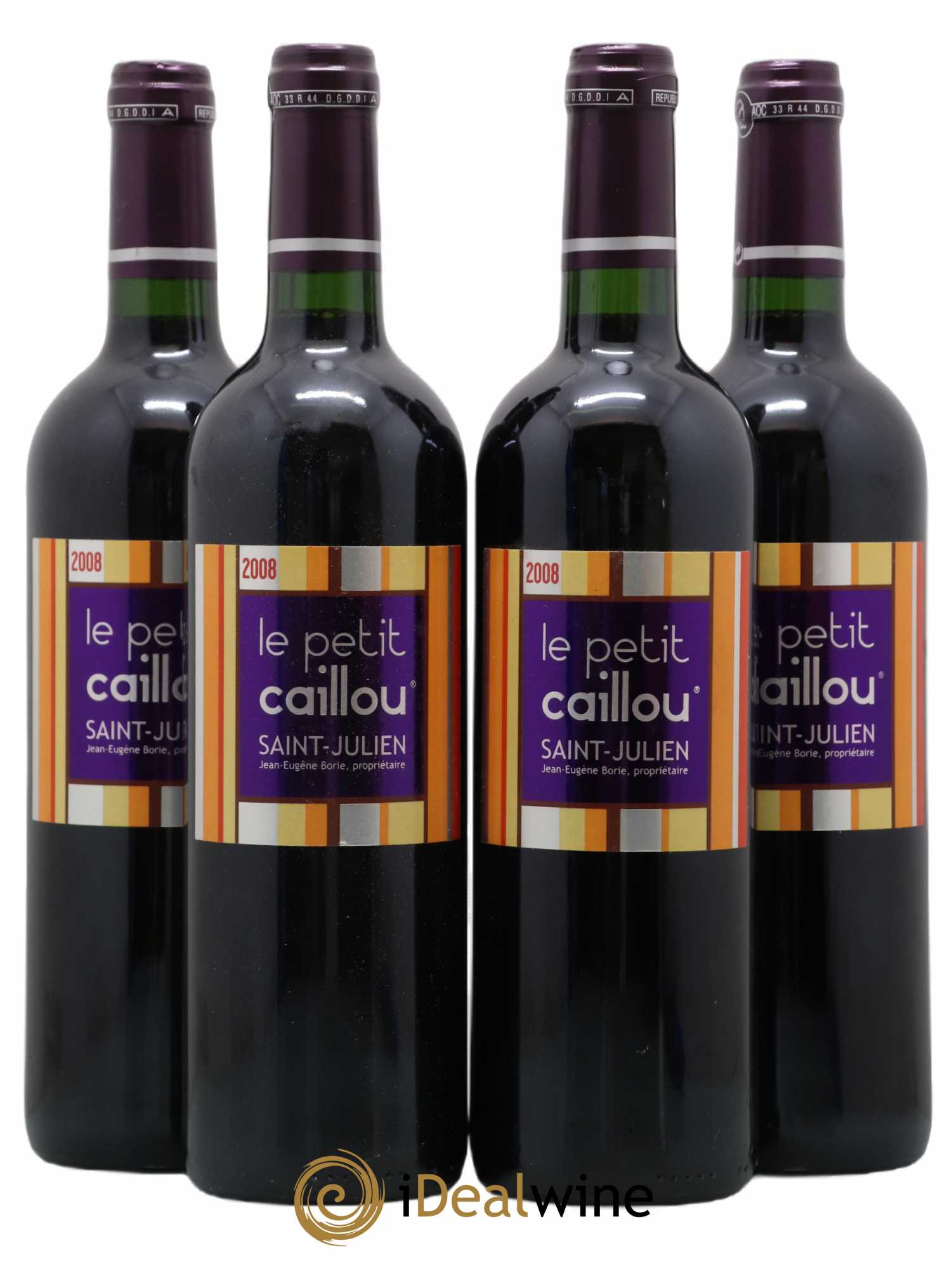 Château Le Petit Caillou 2008 - Lot de 4 bouteilles - 0