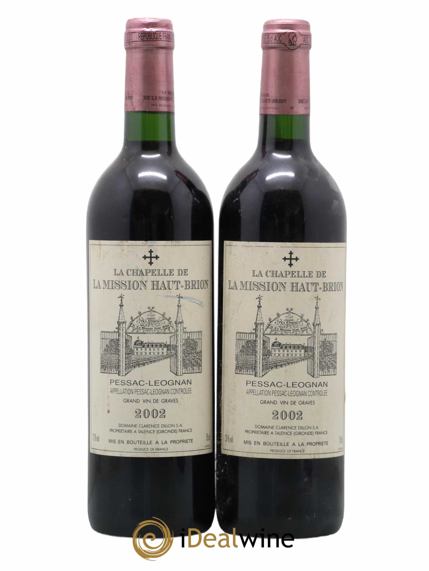 La Chapelle de La Mission Haut-Brion Second Vin 2002 - Lot de 2 bouteilles - 0