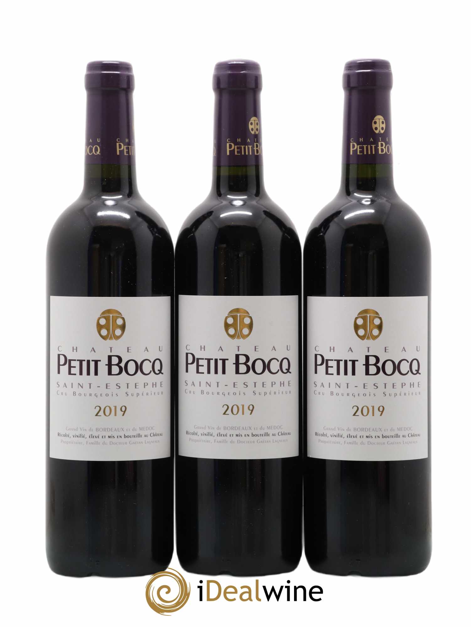 Château Petit Bocq Cru Bourgeois  2019 - Posten von 6 Flaschen - 1