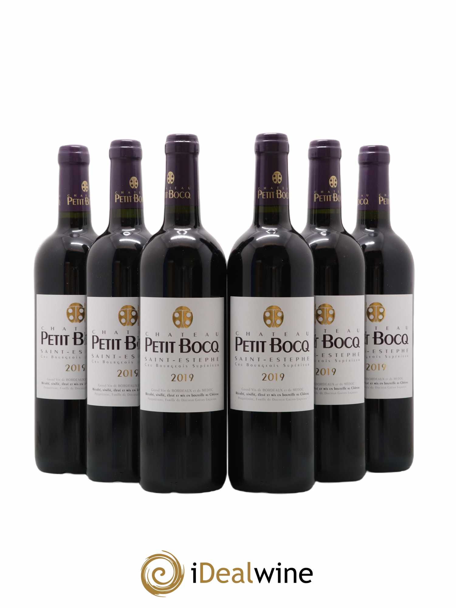 Château Petit Bocq Cru Bourgeois  2019 - Posten von 6 Flaschen - 0