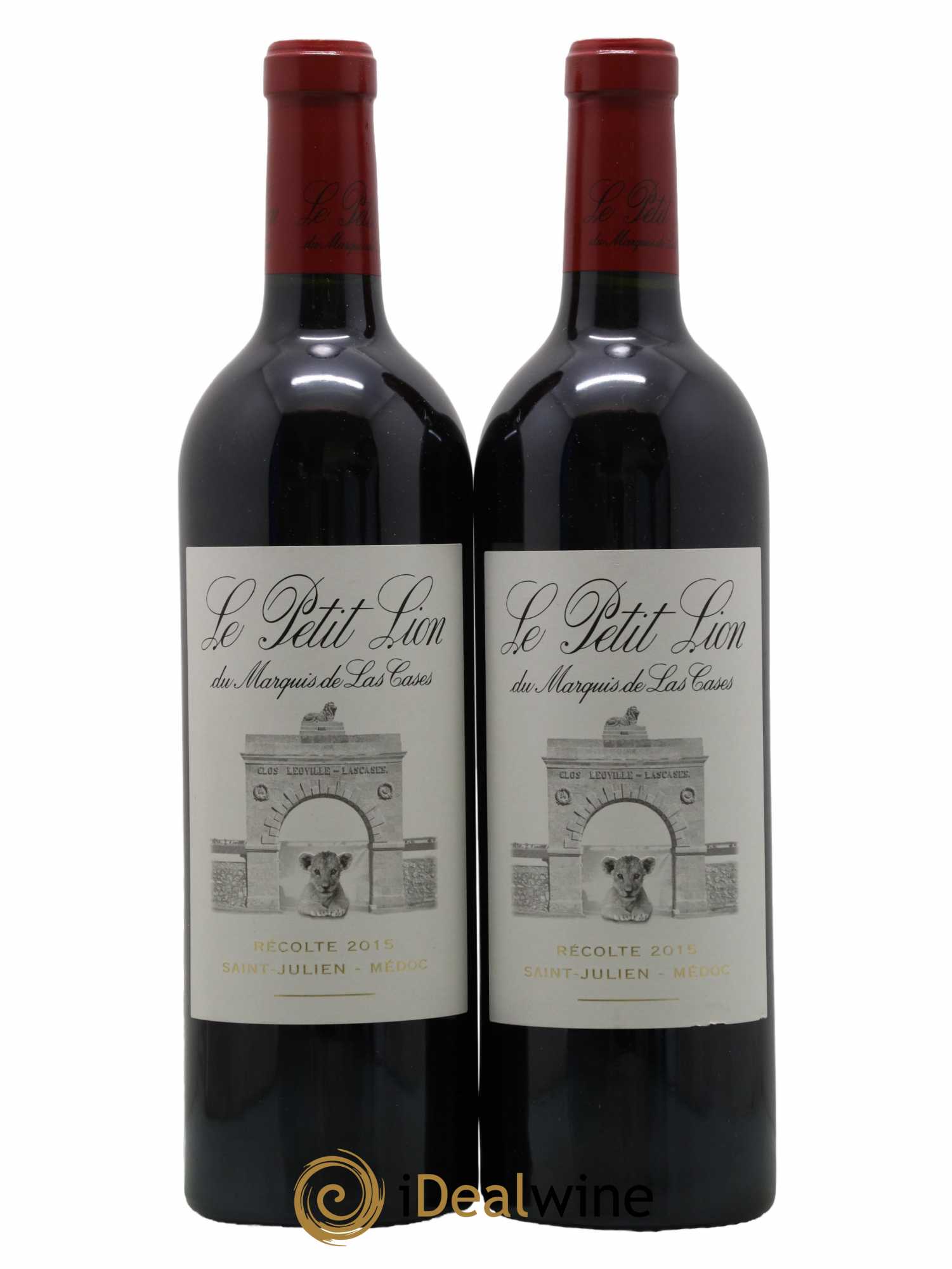 Le Petit Lion du Marquis de Las Cases Second Vin  2015 - Lot de 2 bouteilles - 0