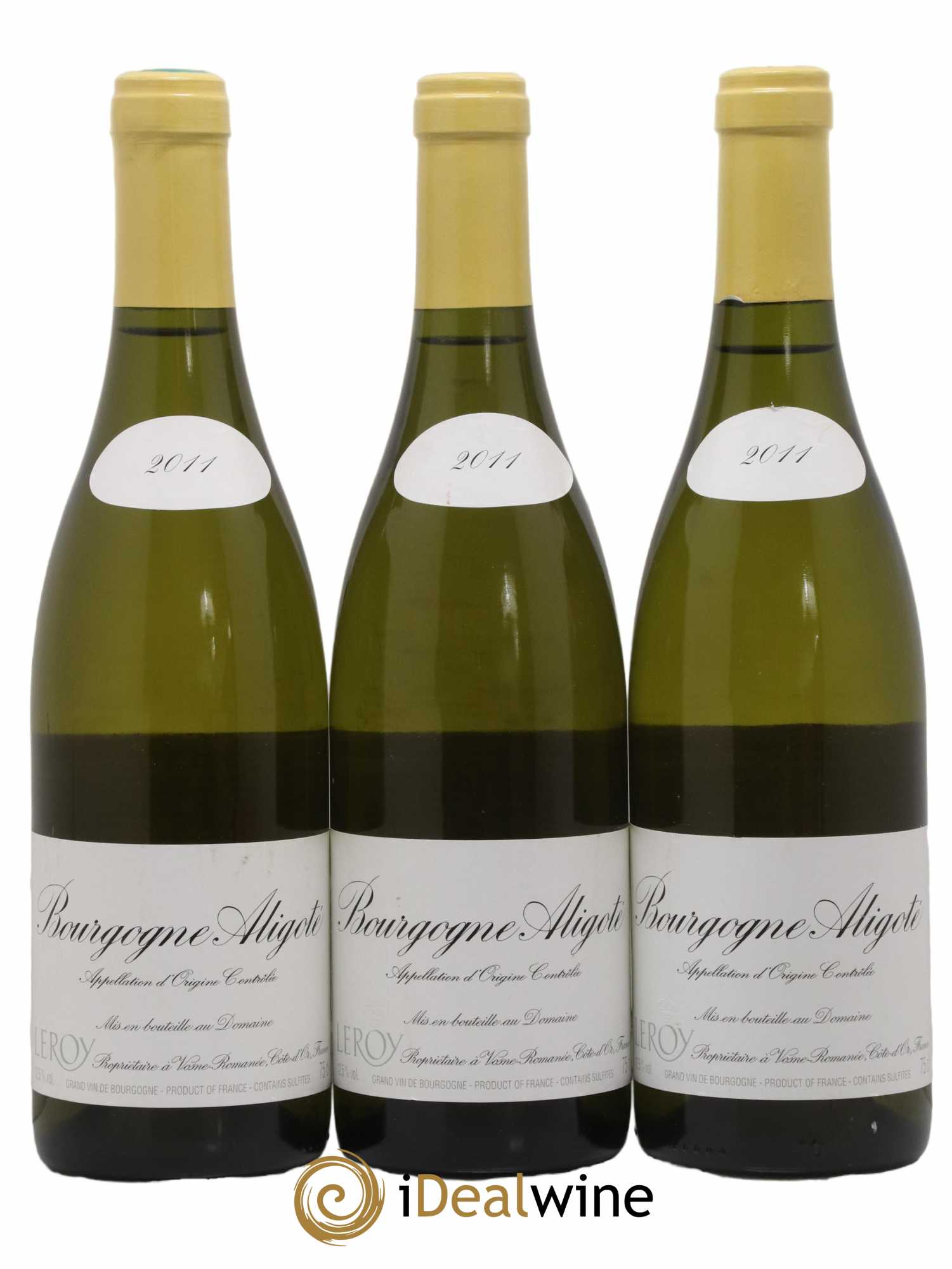 Bourgogne Aligoté Leroy (Domaine) 2011 - Lot de 3 bouteilles - 0