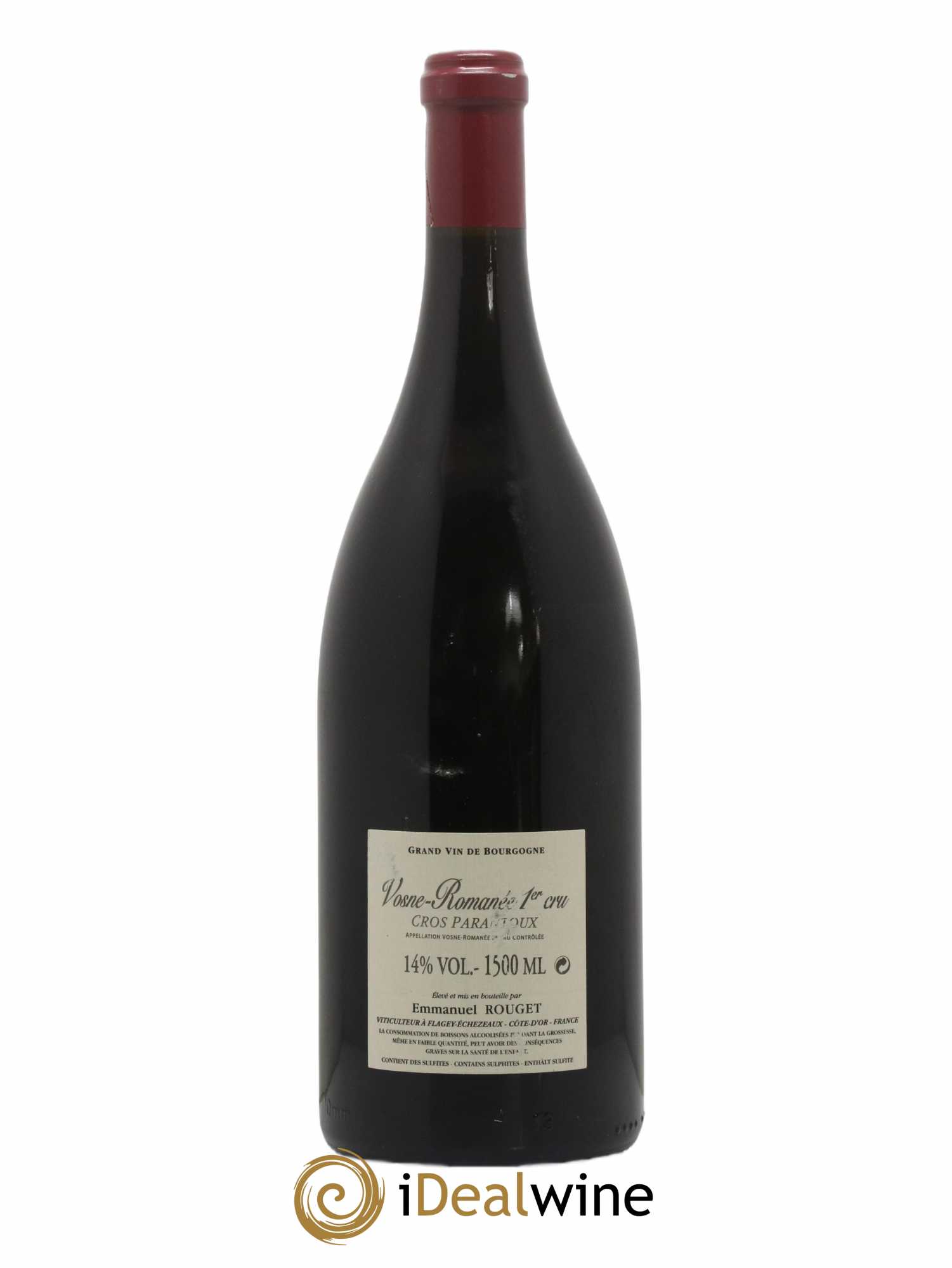 Vosne-Romanée 1er Cru Cros Parantoux Emmanuel Rouget 2010 - Lot de 1 magnum - 1