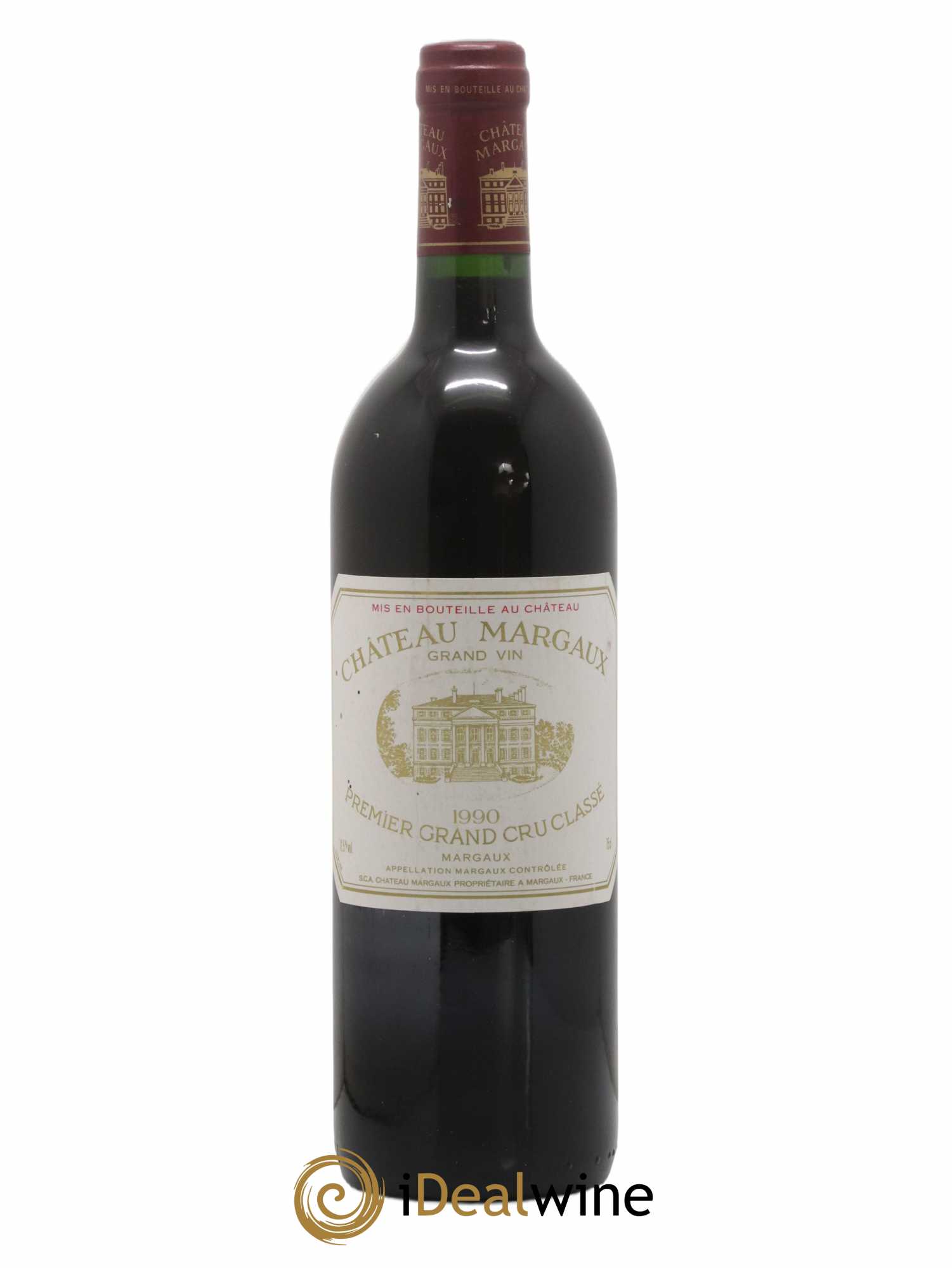 Château Margaux 1er Grand Cru Classé 1990 - Lot de 1 bouteille - 0