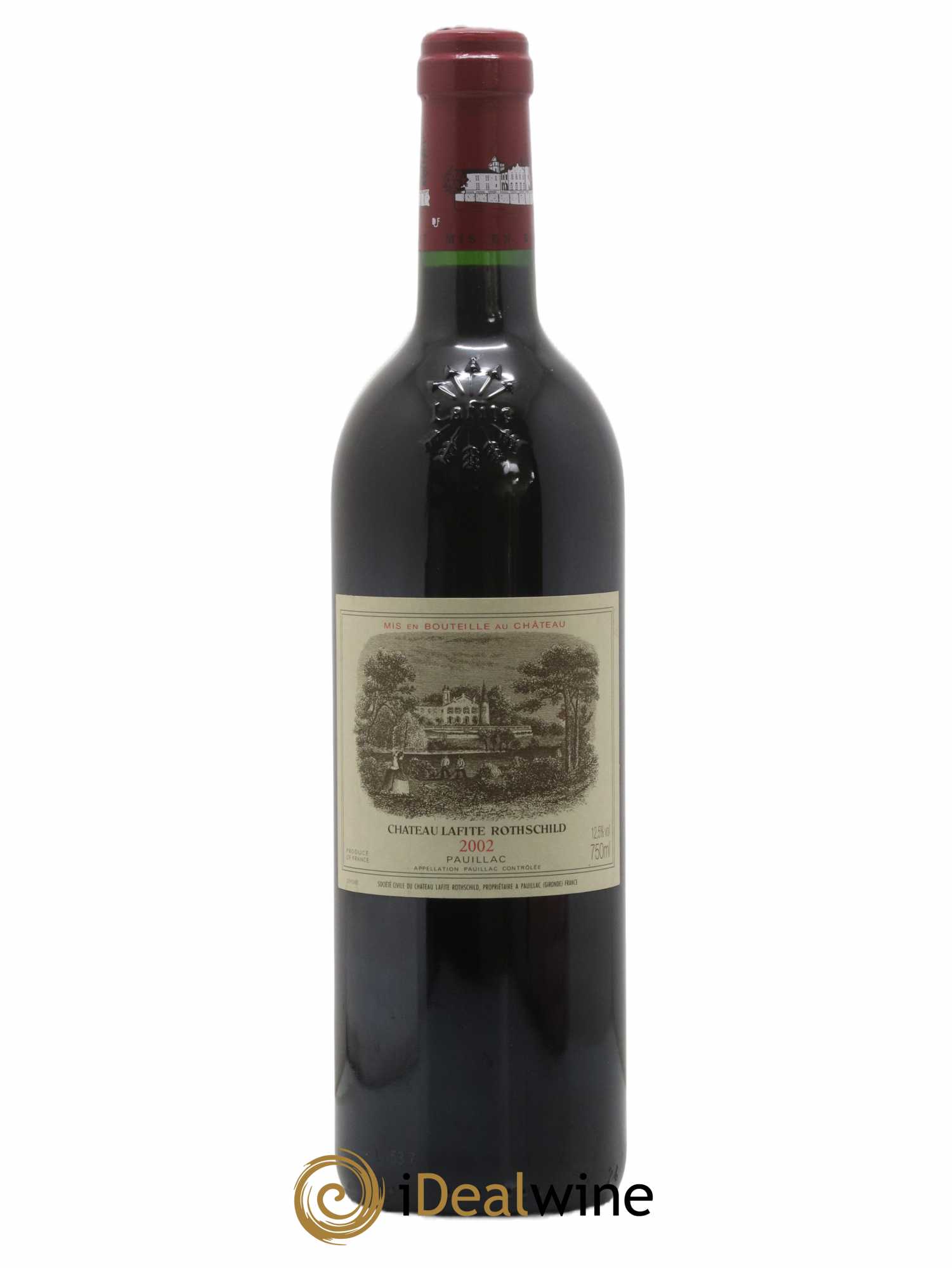 Château Lafite Rothschild 1er Grand Cru Classé 2002 - Lot de 1 bouteille - 0