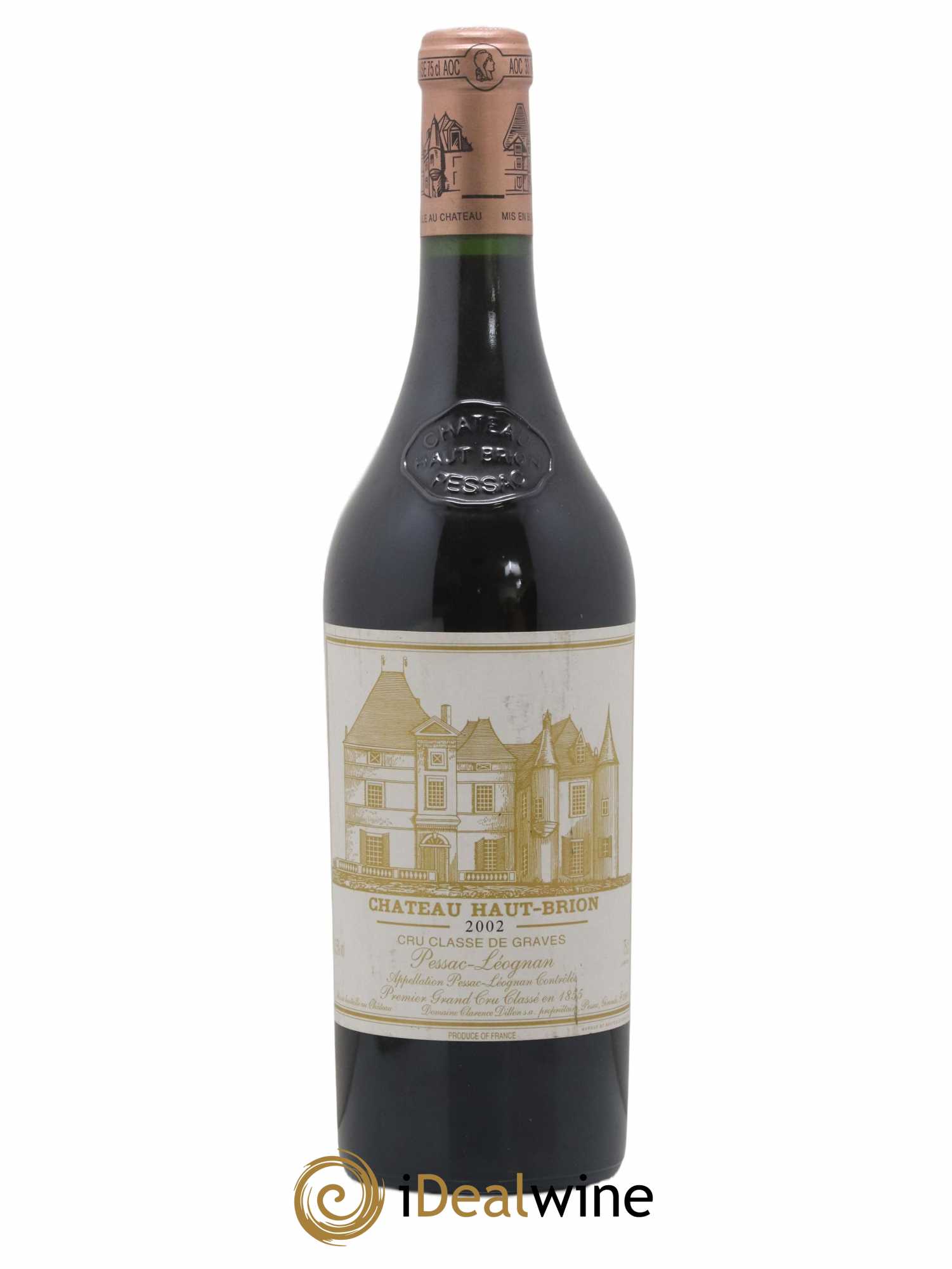 Château Haut Brion 1er Grand Cru Classé 2002 - Lot de 1 bouteille - 0