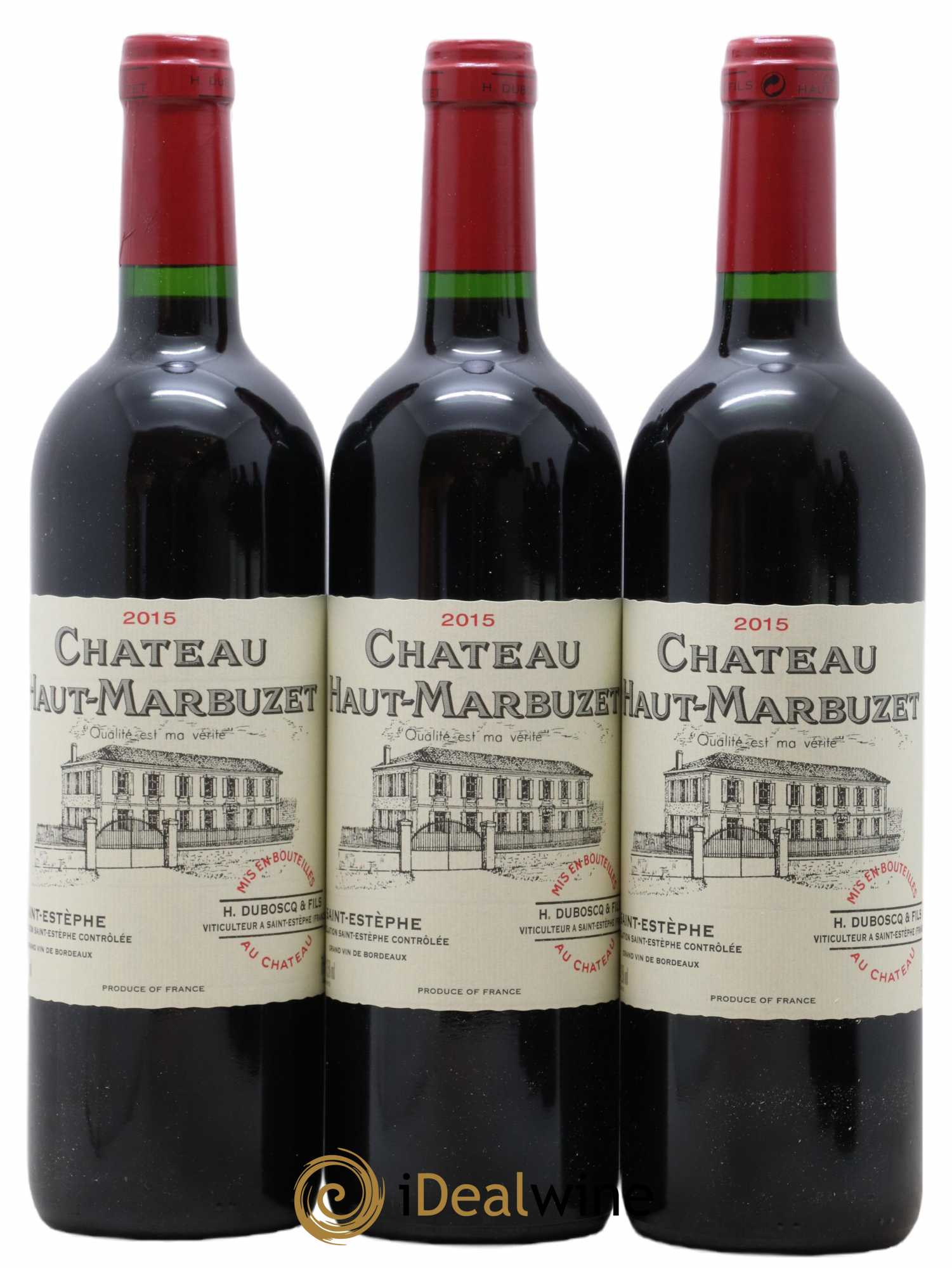 Château Haut Marbuzet 2015 - Lot de 6 bouteilles - 1