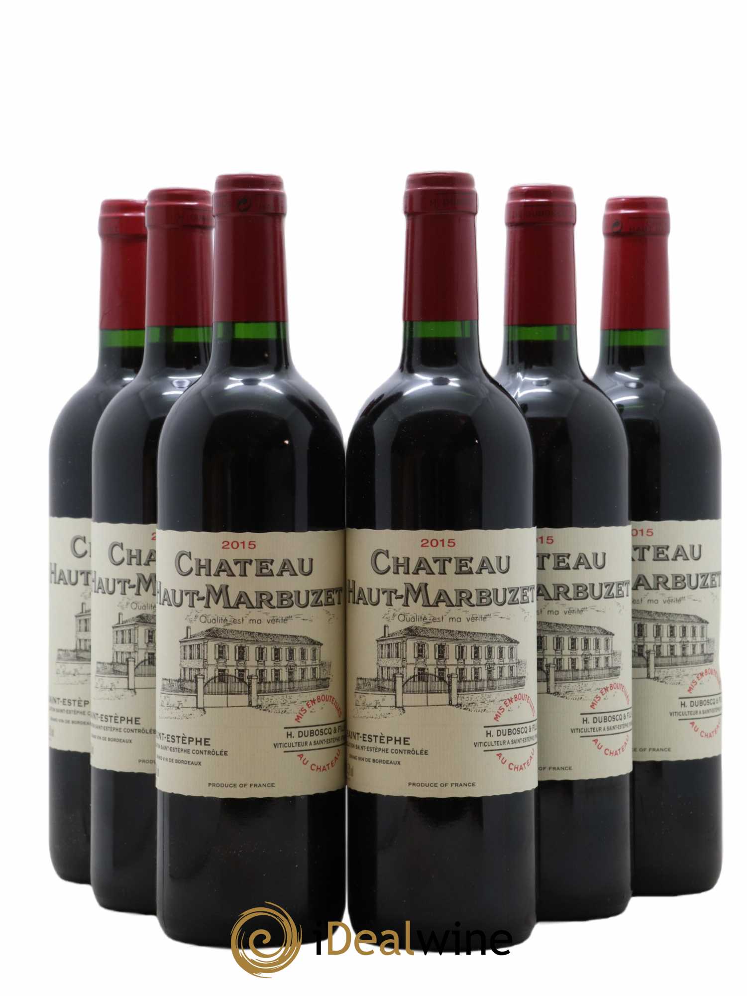 Château Haut Marbuzet 2015 - Lot de 6 bouteilles - 0