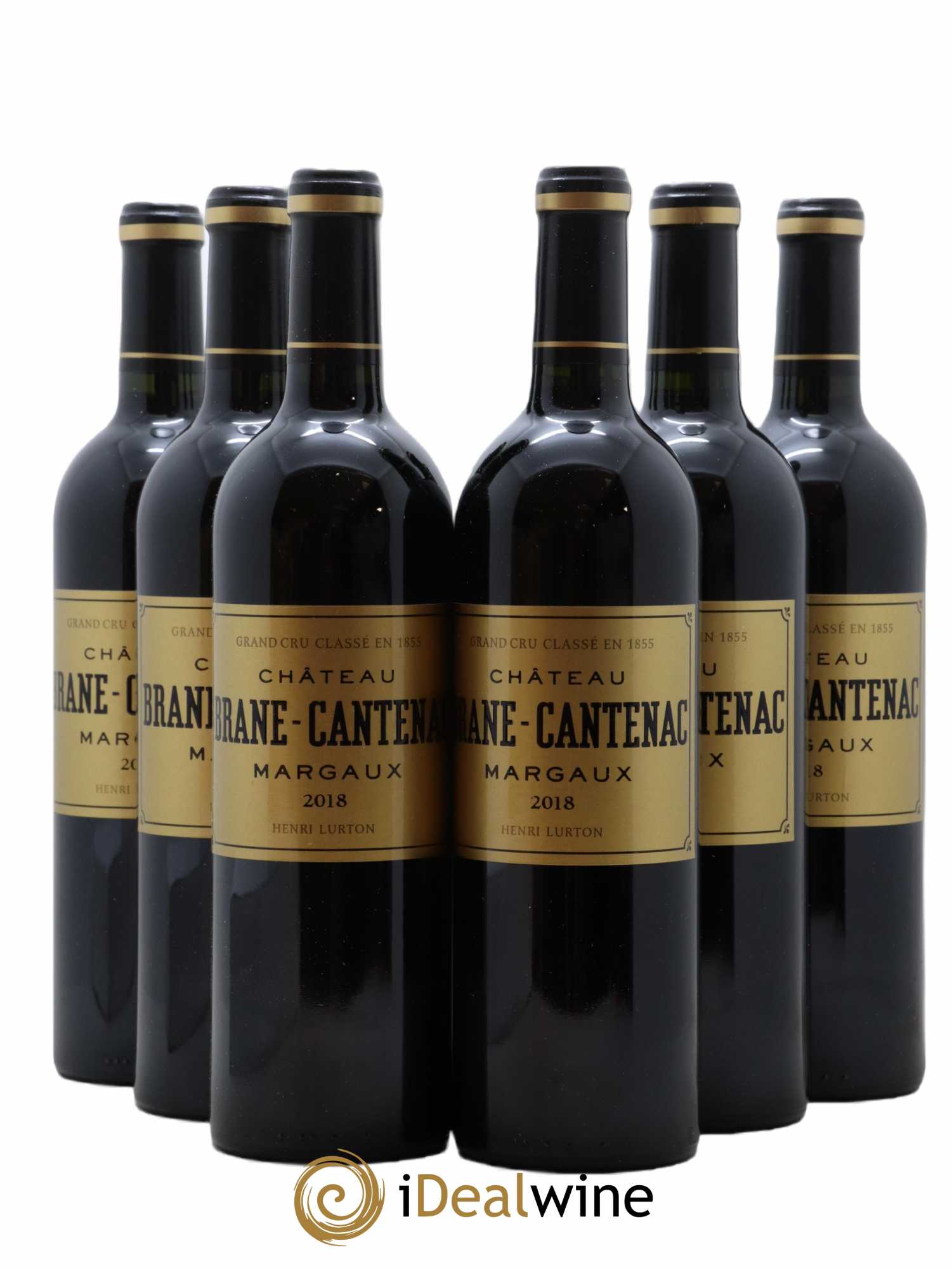 Château Brane Cantenac 2ème Grand Cru Classé 2018 - Lot de 6 bouteilles - 0