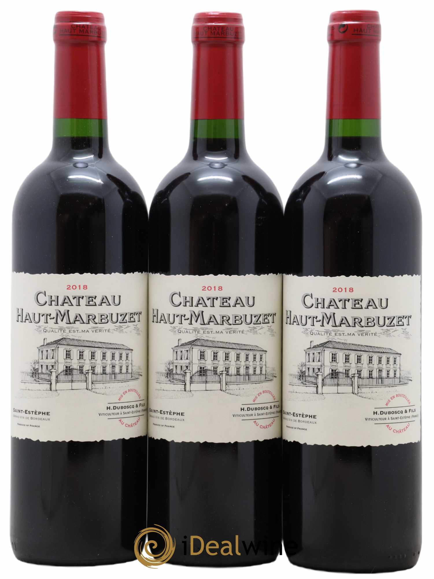 Château Haut Marbuzet 2018 - Lot of 12 bottles - 1