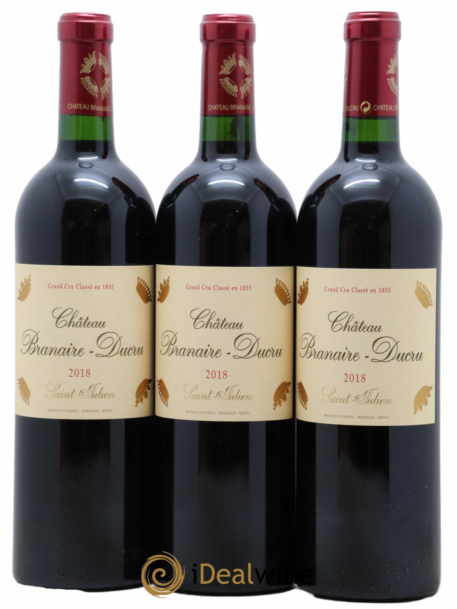 Château Branaire Ducru 4ème Grand Cru Classé 2018 - Lot de 12 bouteilles - 2