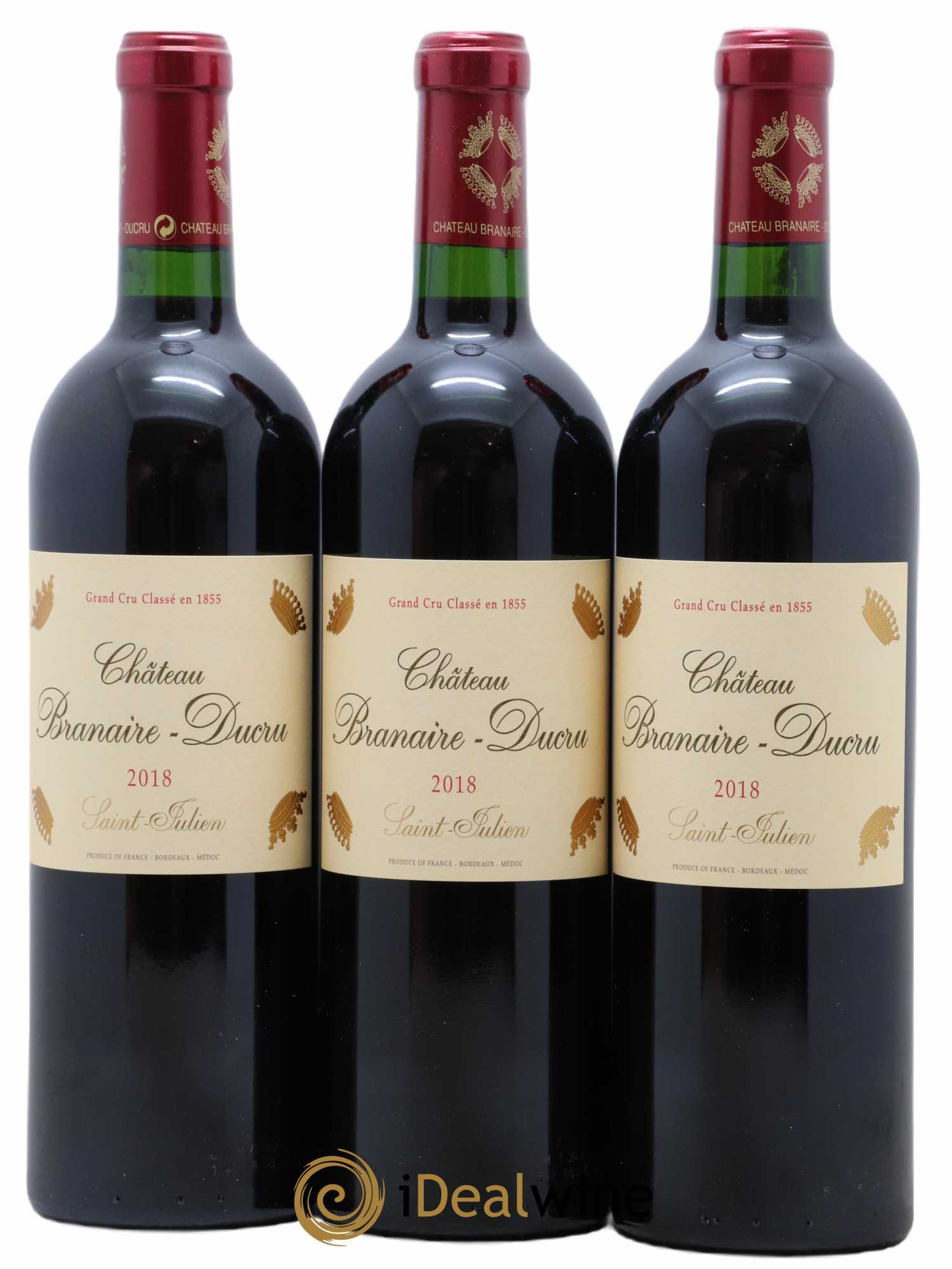 Château Branaire Ducru 4ème Grand Cru Classé 2018 - Lot de 12 bouteilles - 3