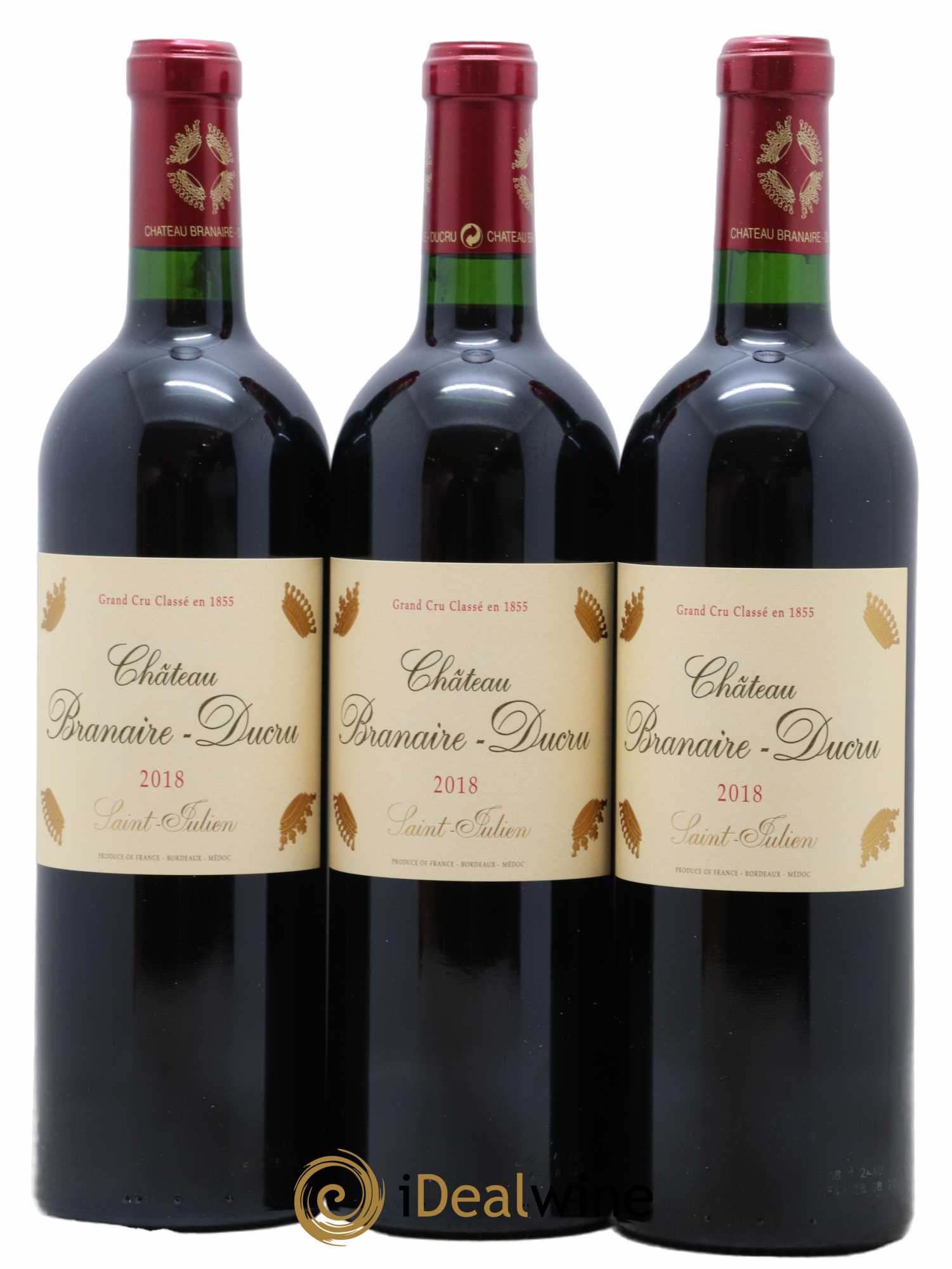 Château Branaire Ducru 4ème Grand Cru Classé 2018 - Lot de 12 bouteilles - 4