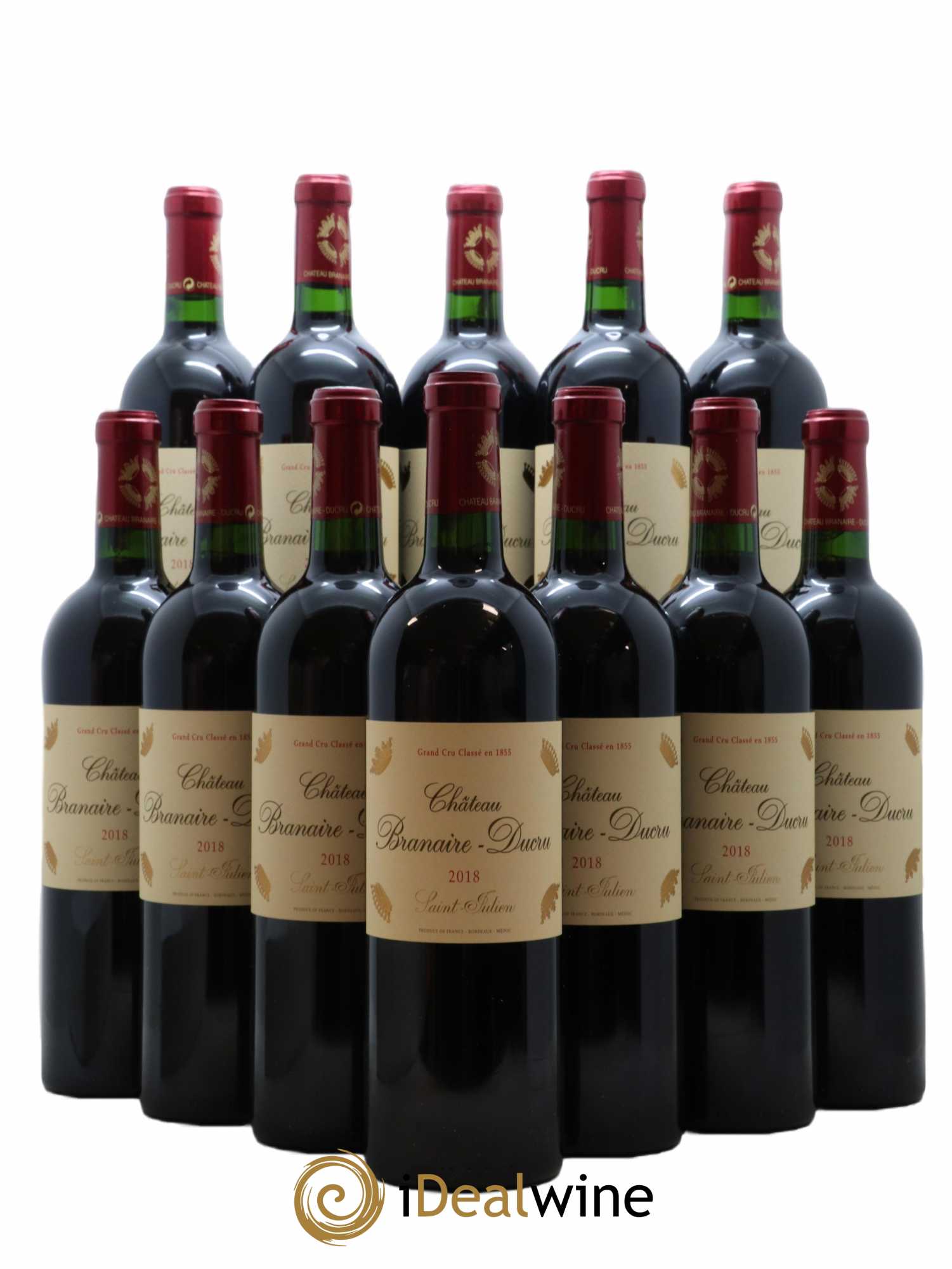 Château Branaire Ducru 4ème Grand Cru Classé 2018 - Lot de 12 bouteilles - 0