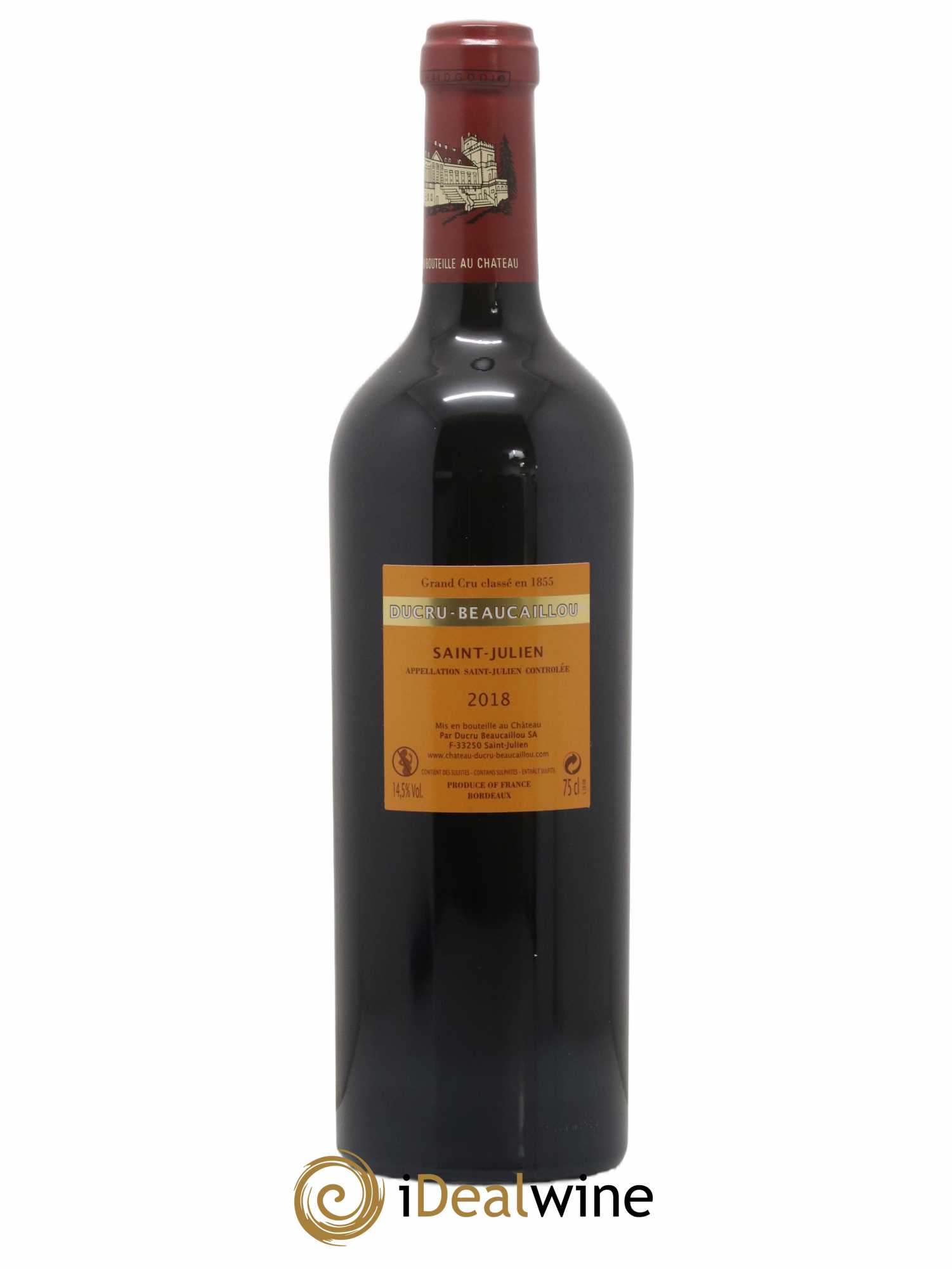 Château Ducru Beaucaillou 2ème Grand Cru Classé 2018 - Lot of 1 bottle - 1