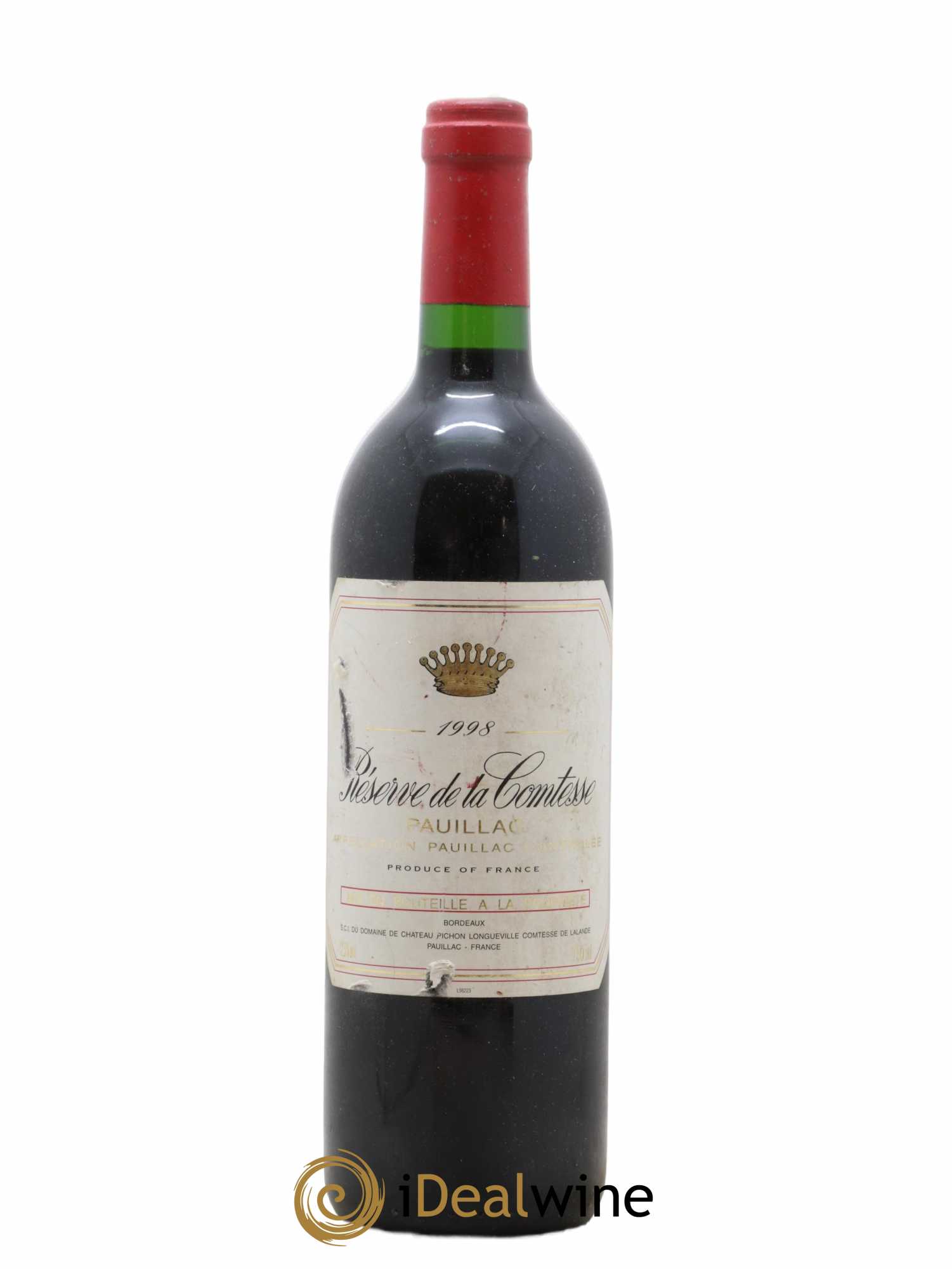 Réserve de la Comtesse Second Vin 1998 - Lot de 1 bouteille - 0