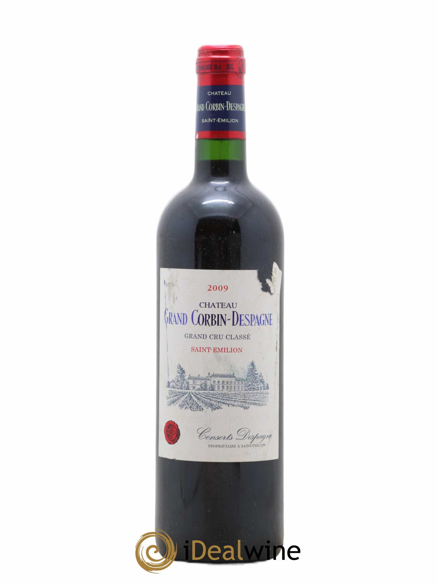 Château Grand Corbin Despagne Grand Cru Classé 2009 - Lot de 1 bouteille - 0