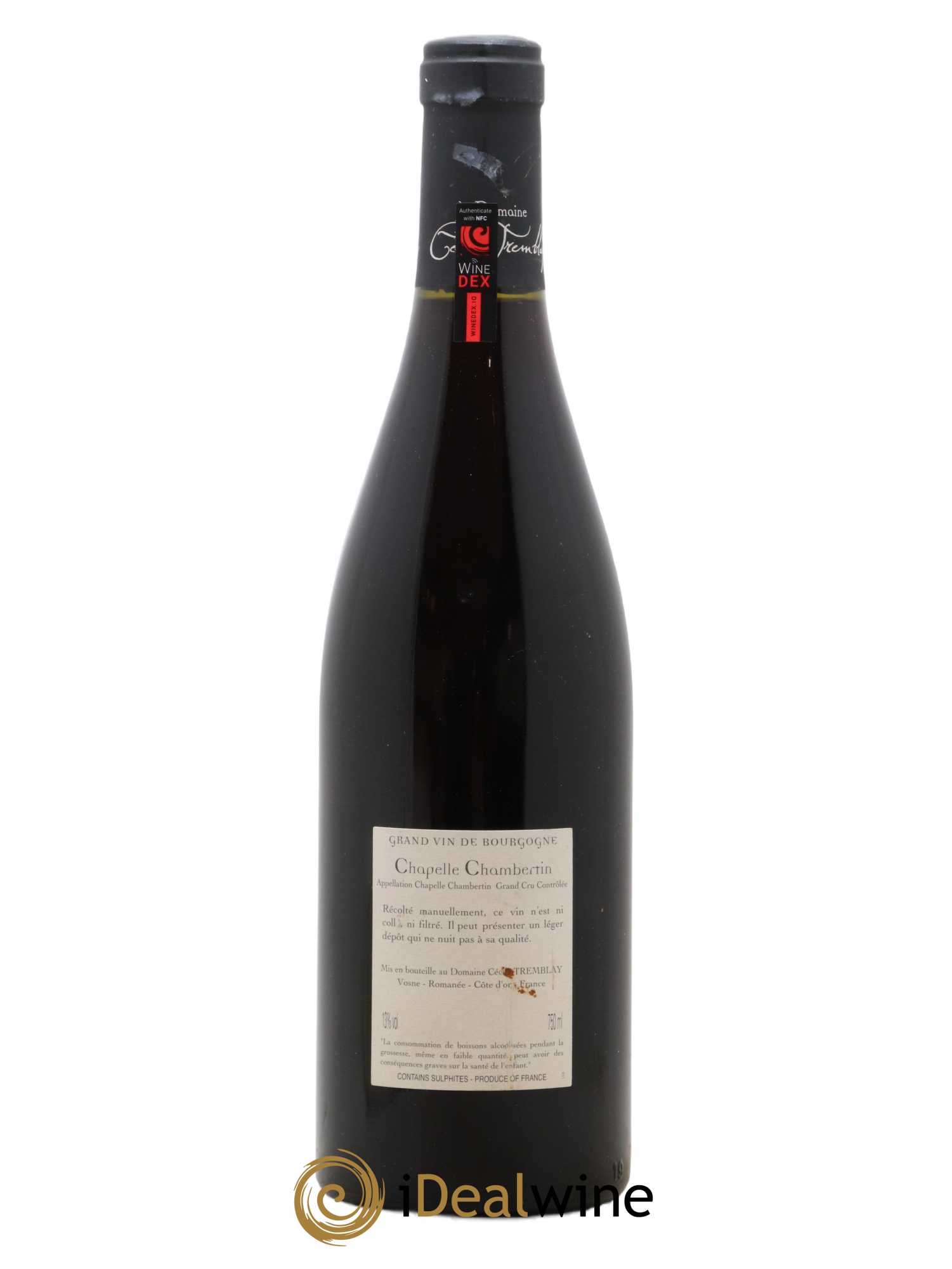 Chapelle-Chambertin Grand Cru Cécile Tremblay 2009 - Lot de 1 bouteille - 1