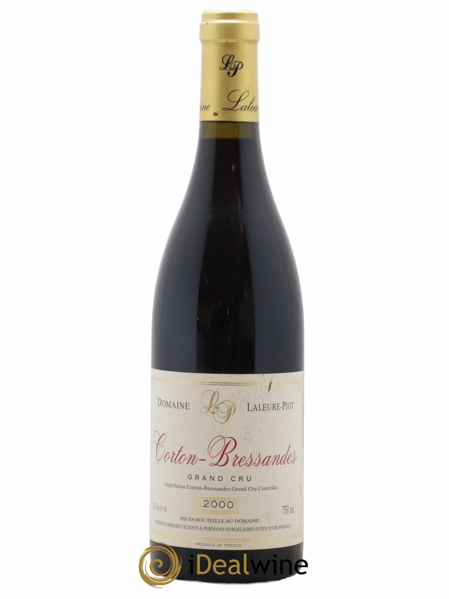 Corton Grand Cru Bressandes Domaine Laleure Piot 2000 - Lot de 1 bouteille - 0
