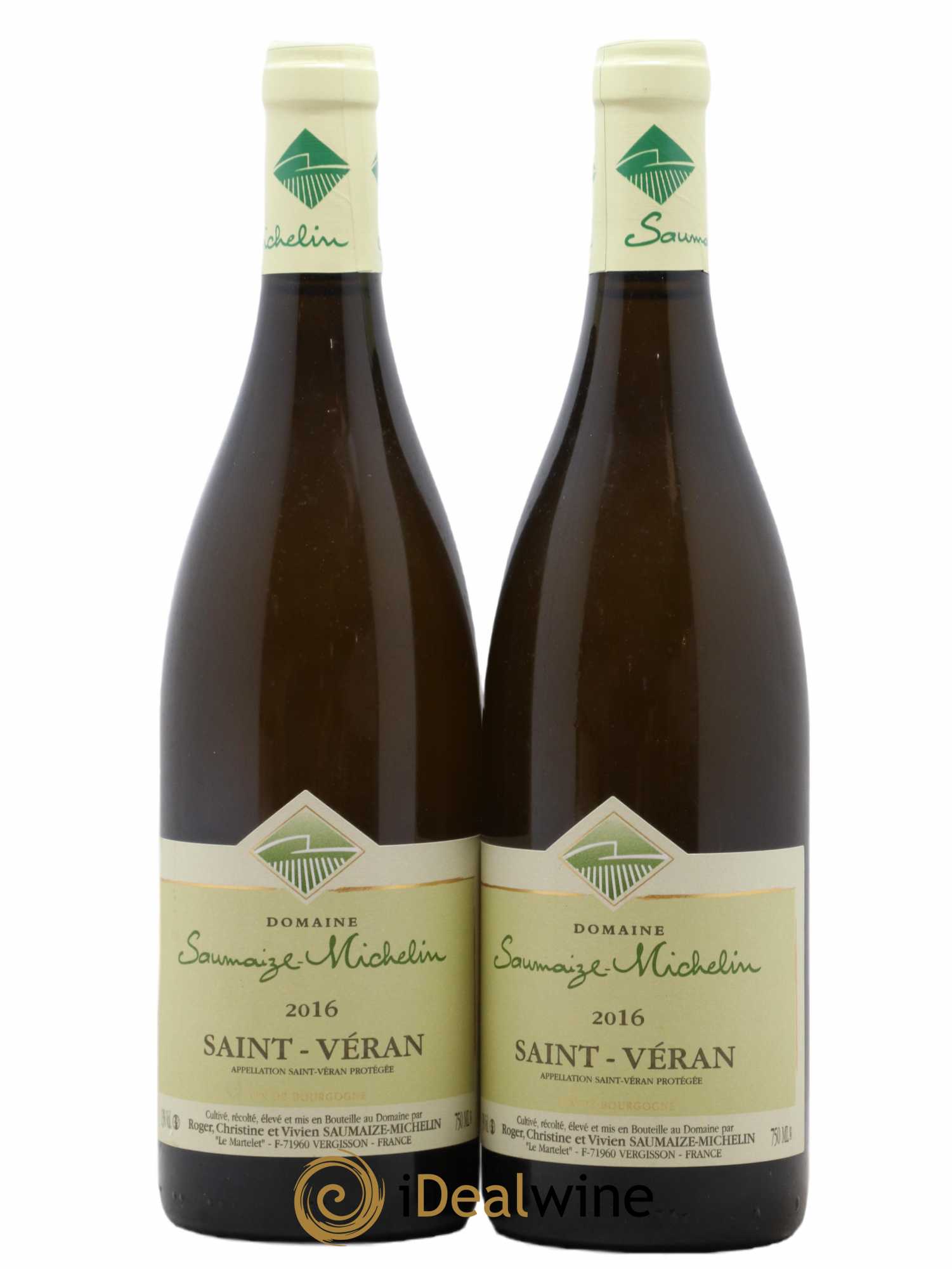 Saint-Véran Saumaize-Michelin 2016 - Lot de 2 bouteilles - 0