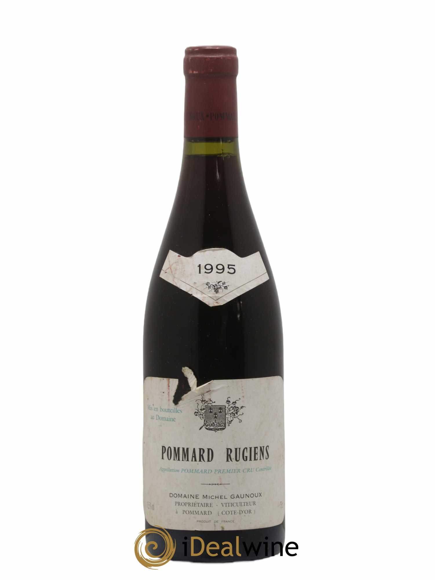 Pommard 1er Cru Rugiens Michel Gaunoux 1995 - Lot de 1 bouteille - 0