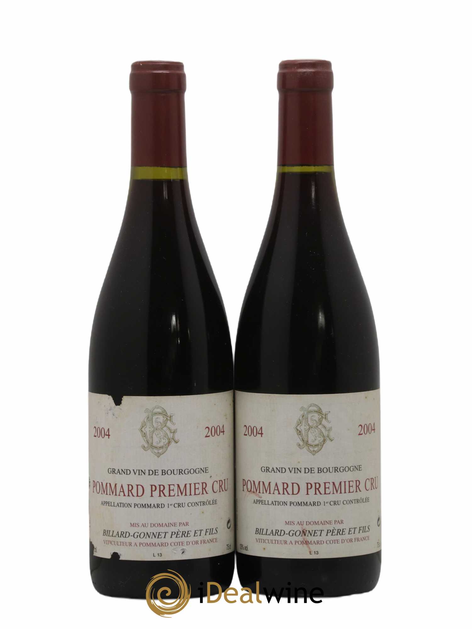 Pommard 1er Cru Billard Gonnet Pere Et Fils 2004 - Posten von 2 Flaschen - 0