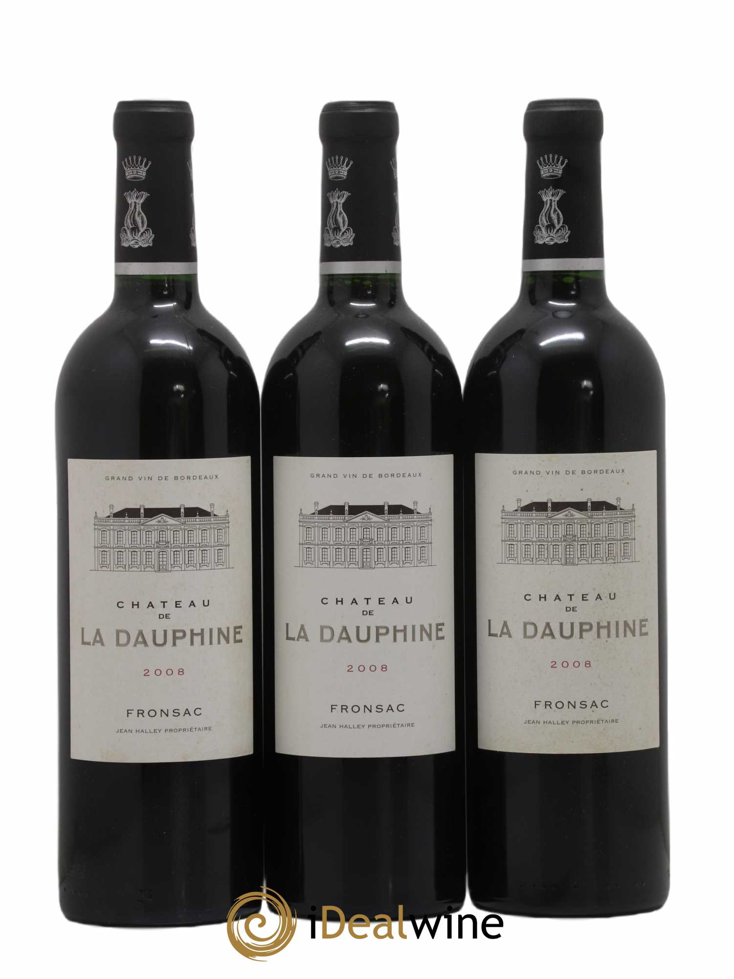 Château de La Dauphine 2008 - Lot de 3 bouteilles - 0
