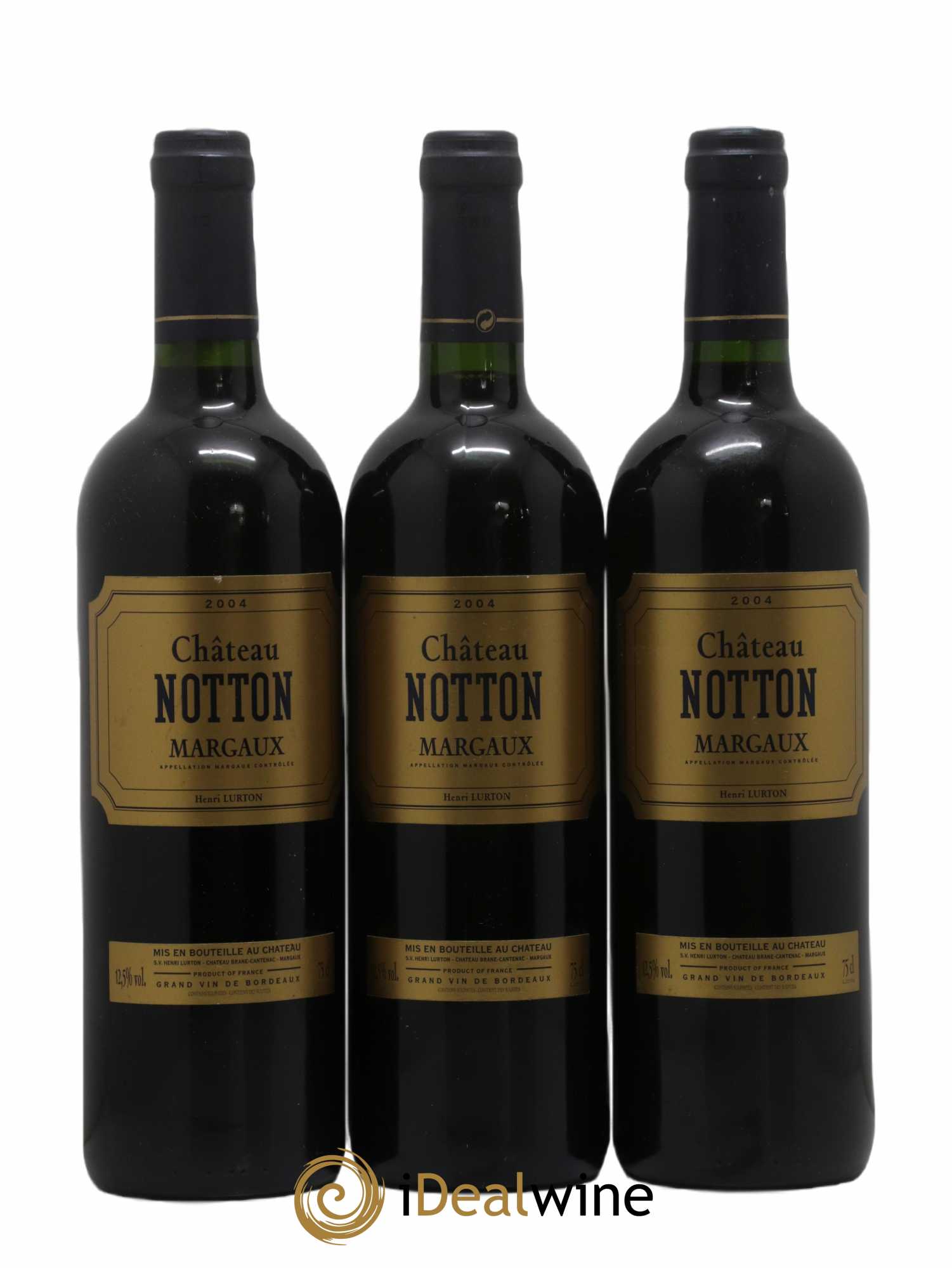 Château Notton 2004 - Lot de 3 bouteilles - 0